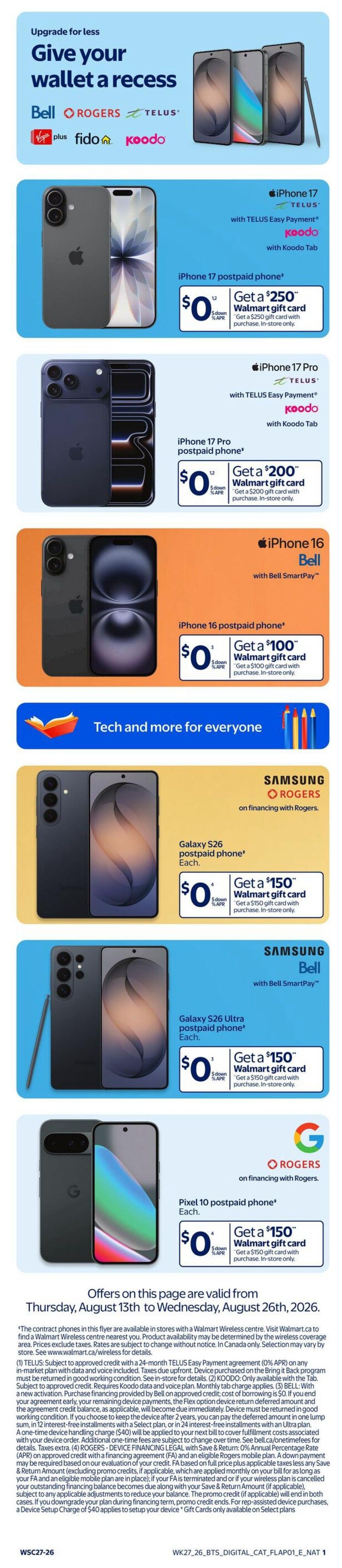 Walmart (Atlantic) Flyer August 27 to September 2