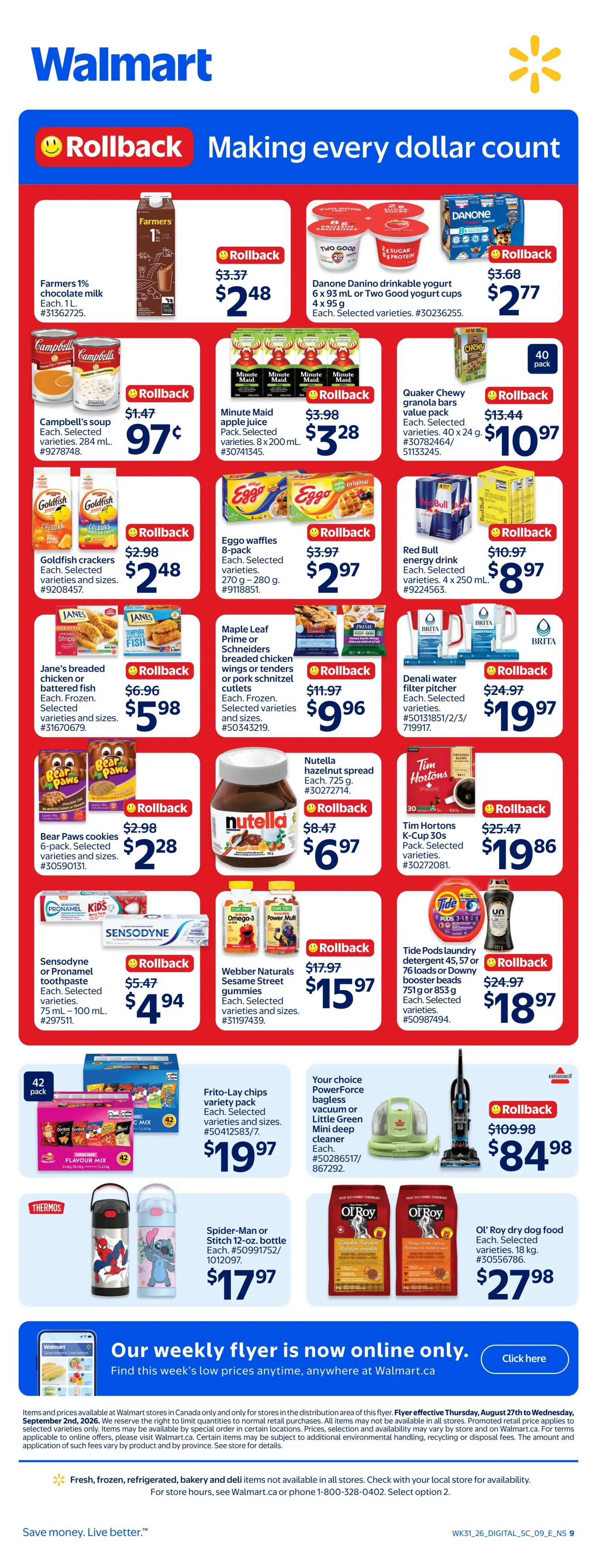 Walmart (Atlantic) Flyer August 27 to September 2