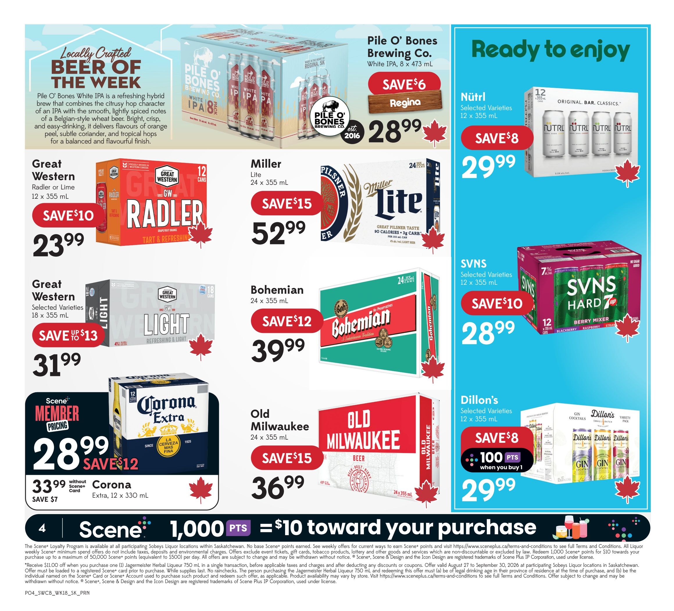 Sobeys (SK) SWCB Flyer August 27 to September 2