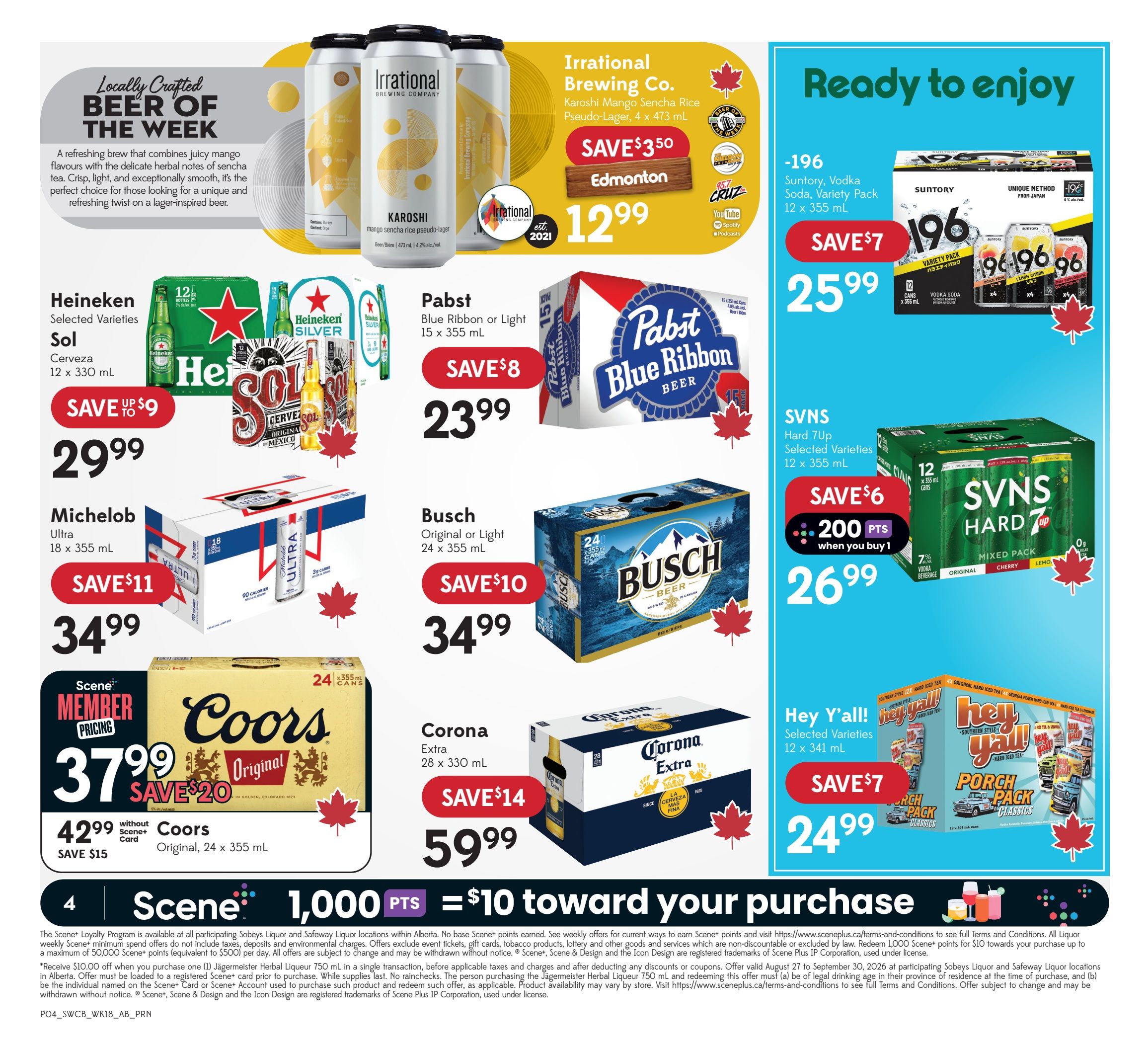 Sobeys/Safeway (AB) SWCB Flyer August 27 to September 2