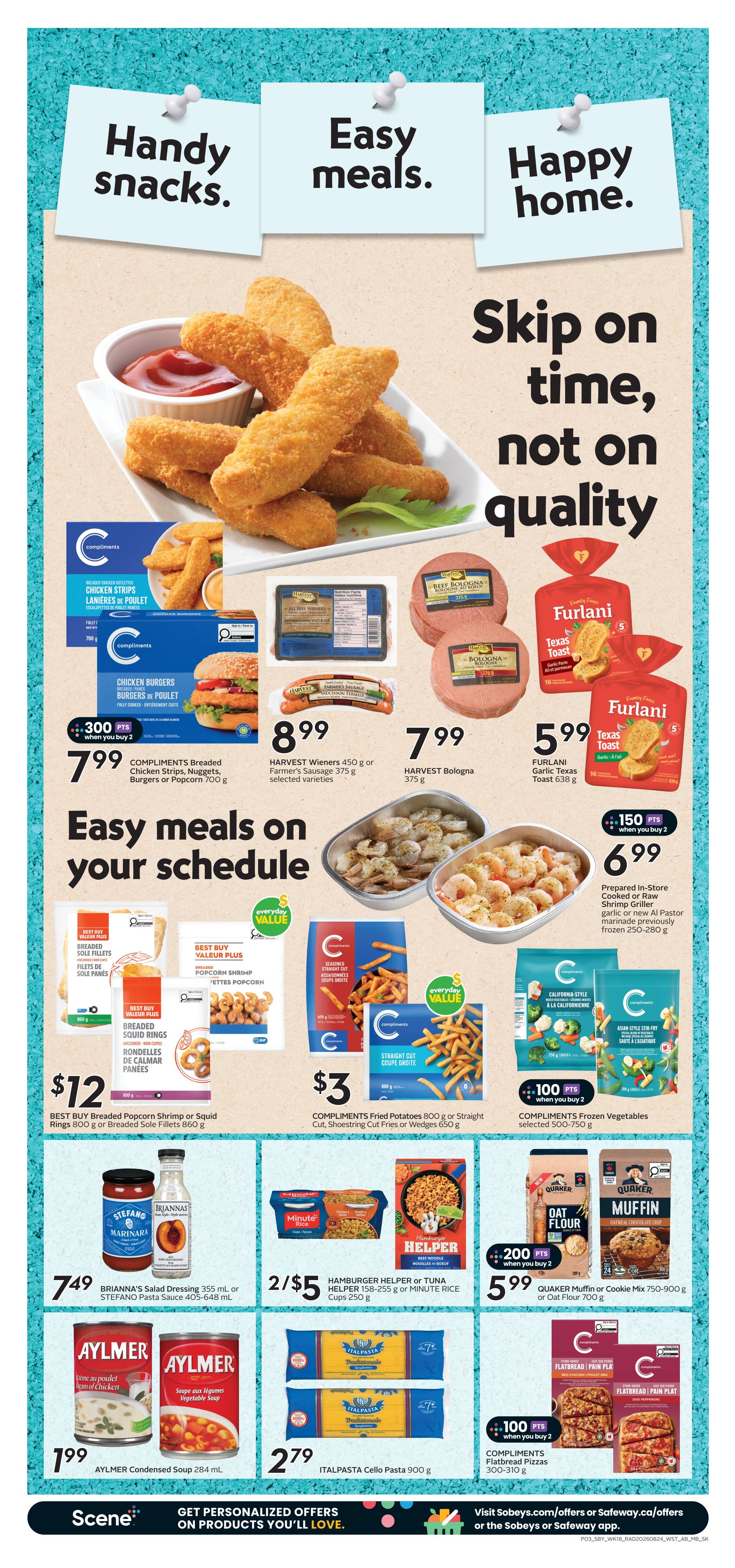 Sobeys/Safeway (SK & MB) Flyer August 27 to September 2
