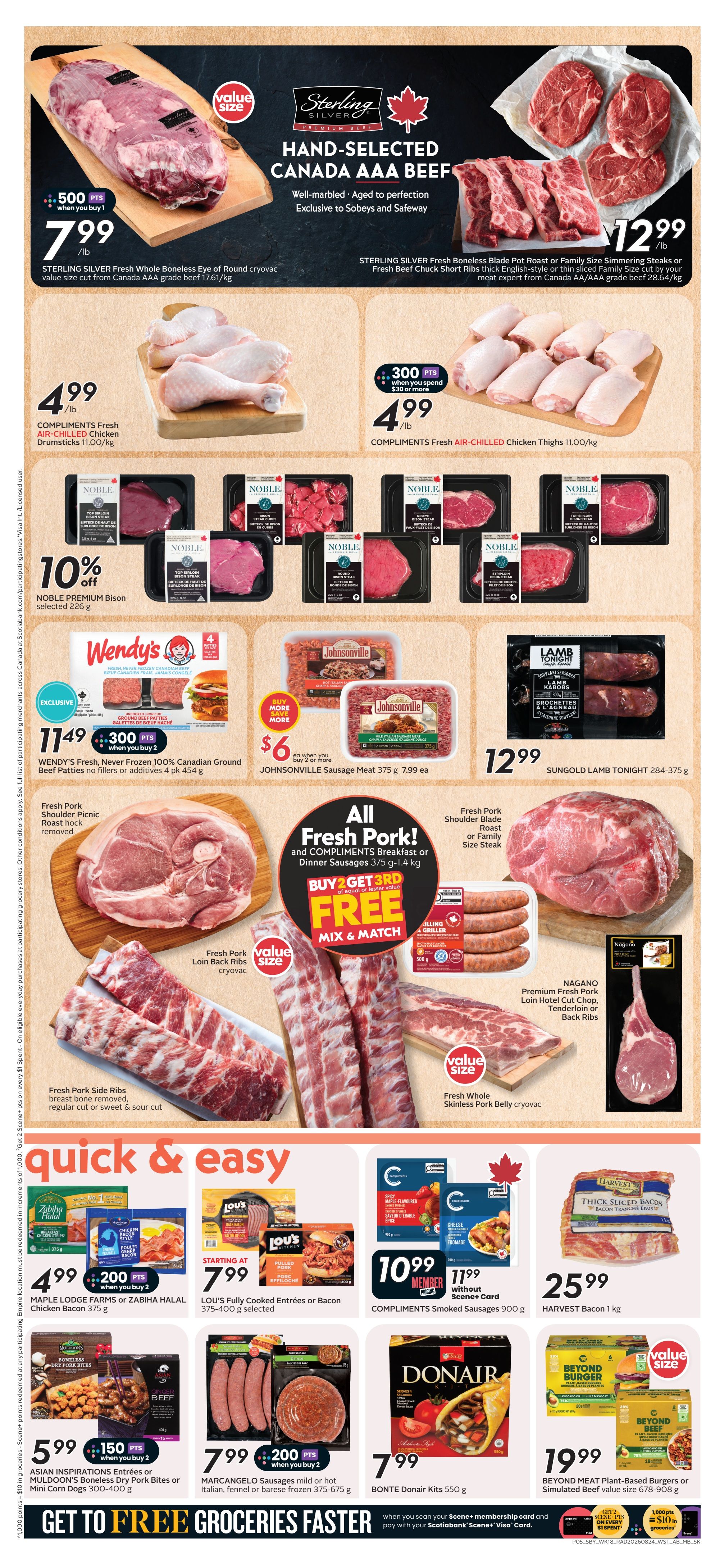 Sobeys/Safeway (SK & MB) Flyer August 27 to September 2