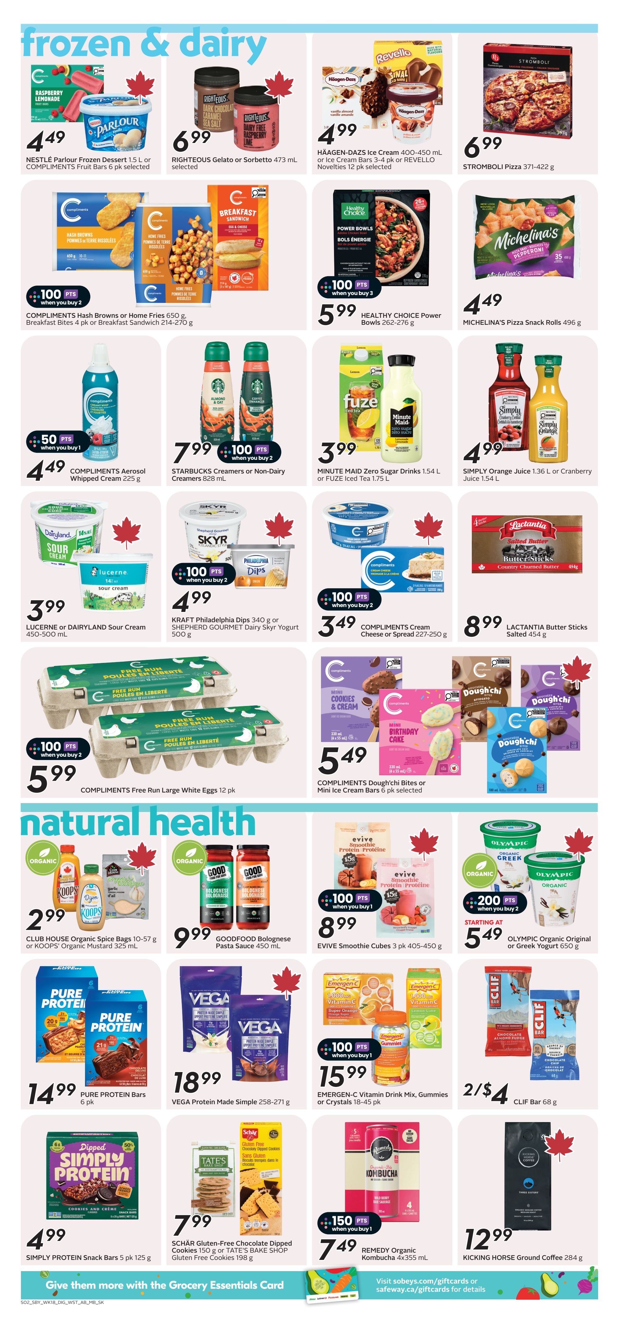 Sobeys/Safeway (SK & MB) Flyer August 27 to September 2