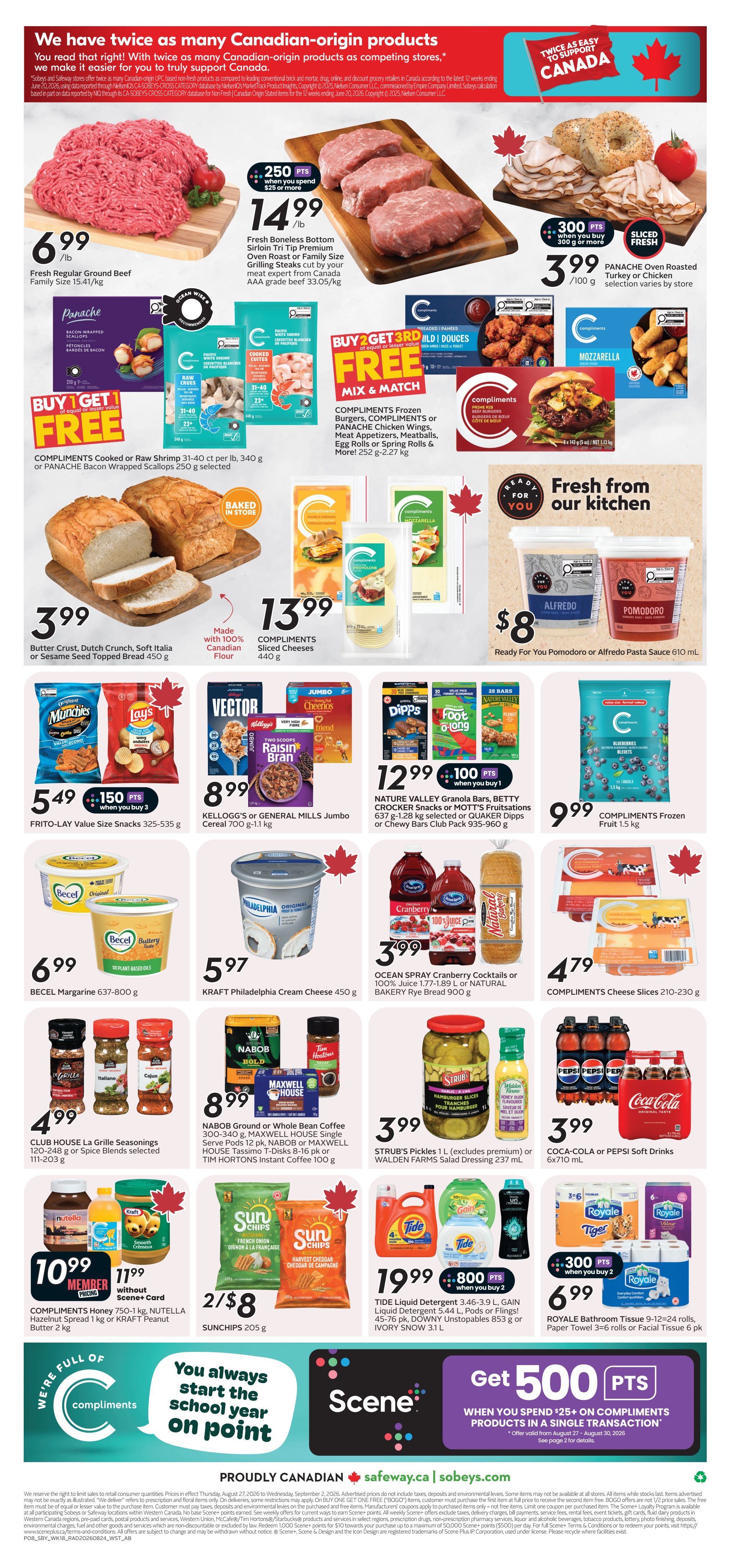 Sobeys/Safeway (AB) Flyer August 27 to September 2