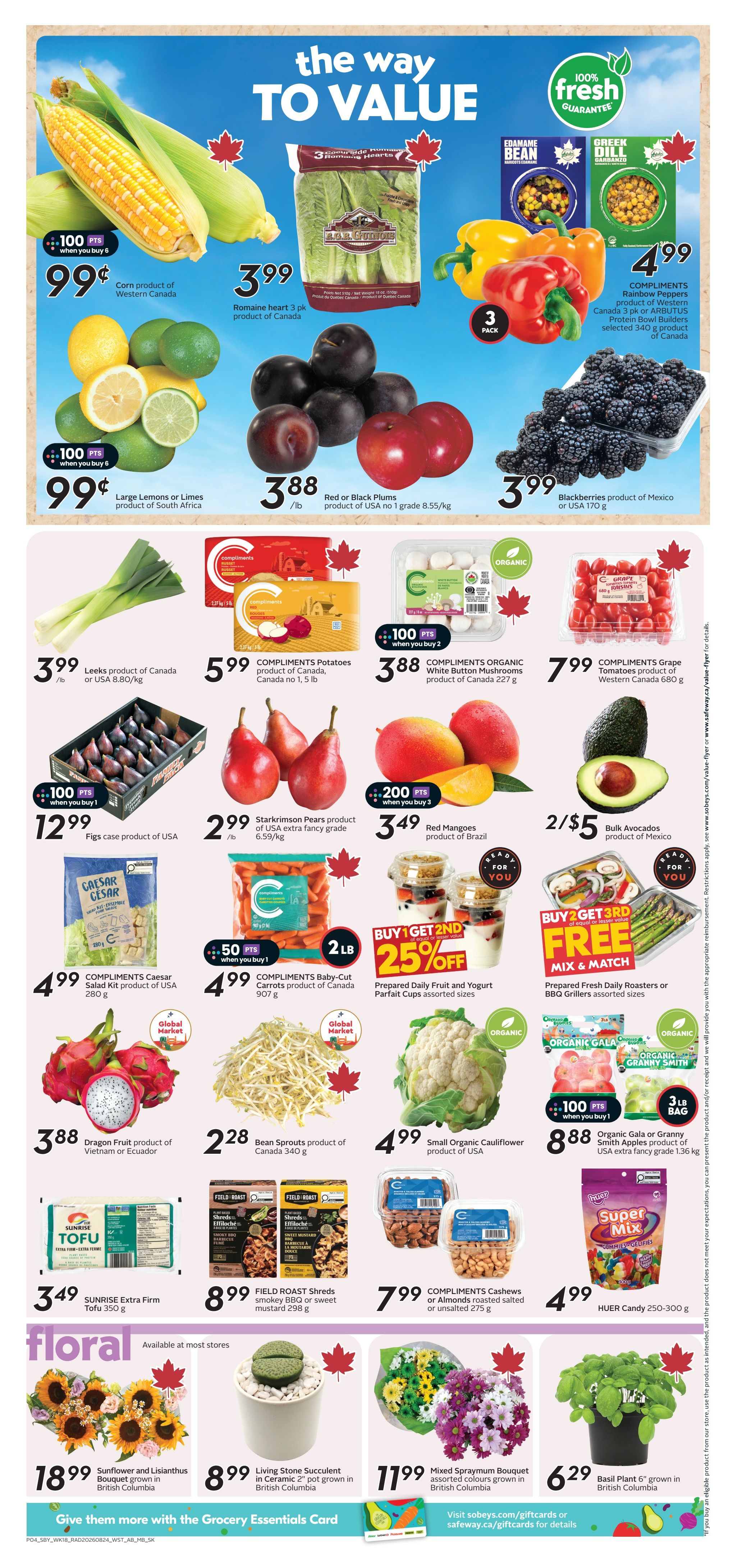 Sobeys/Safeway (AB) Flyer August 27 to September 2