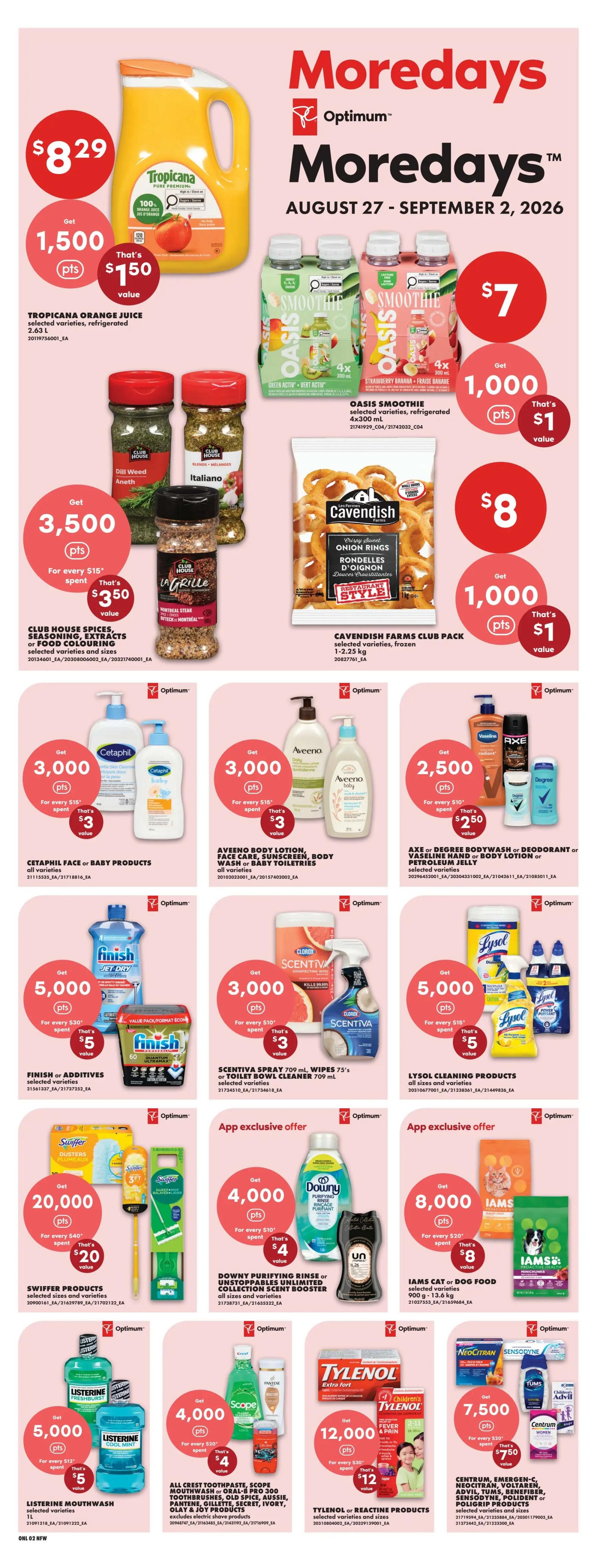 No Frills (West) Flyer August 27 to September 2