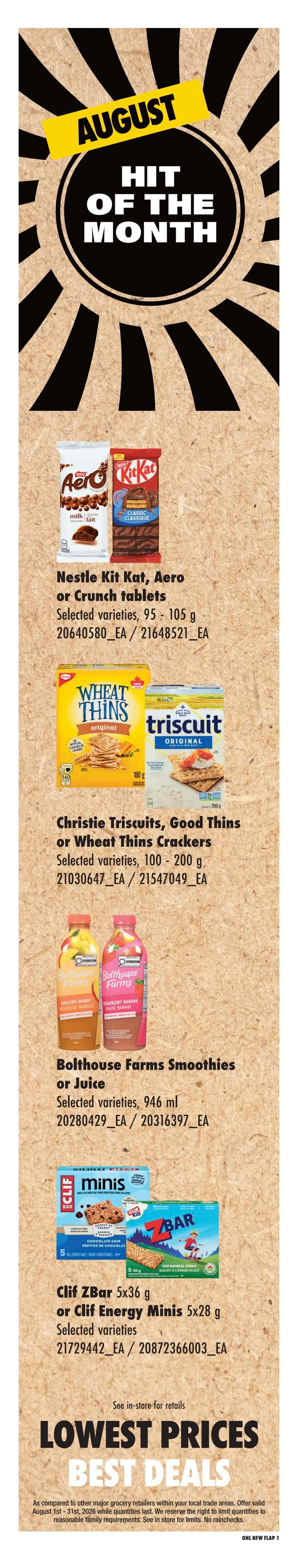 No Frills (West) Flyer August 27 to September 2