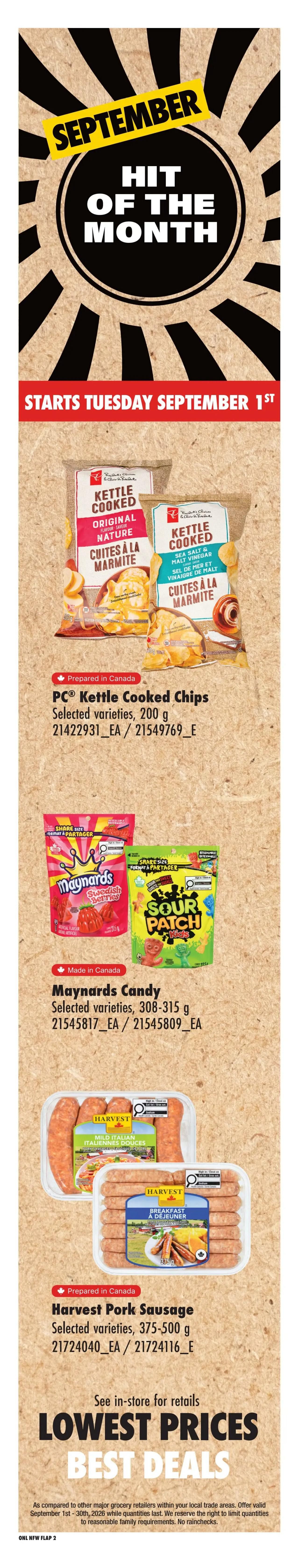 No Frills (West) Flyer August 27 to September 2