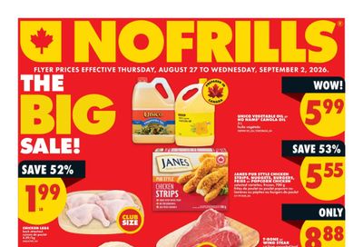 No Frills (GTA) Flyer August 27 to September 2
