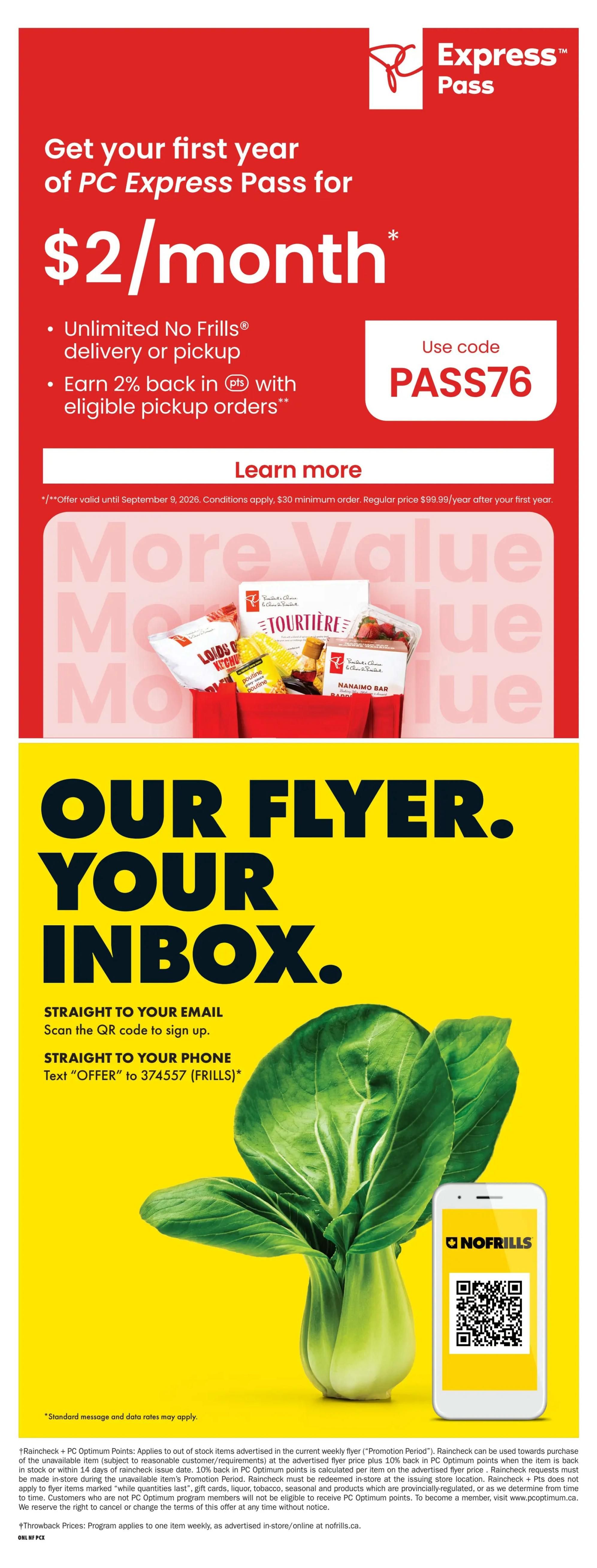 No Frills (ON) Flyer August 27 to September 2