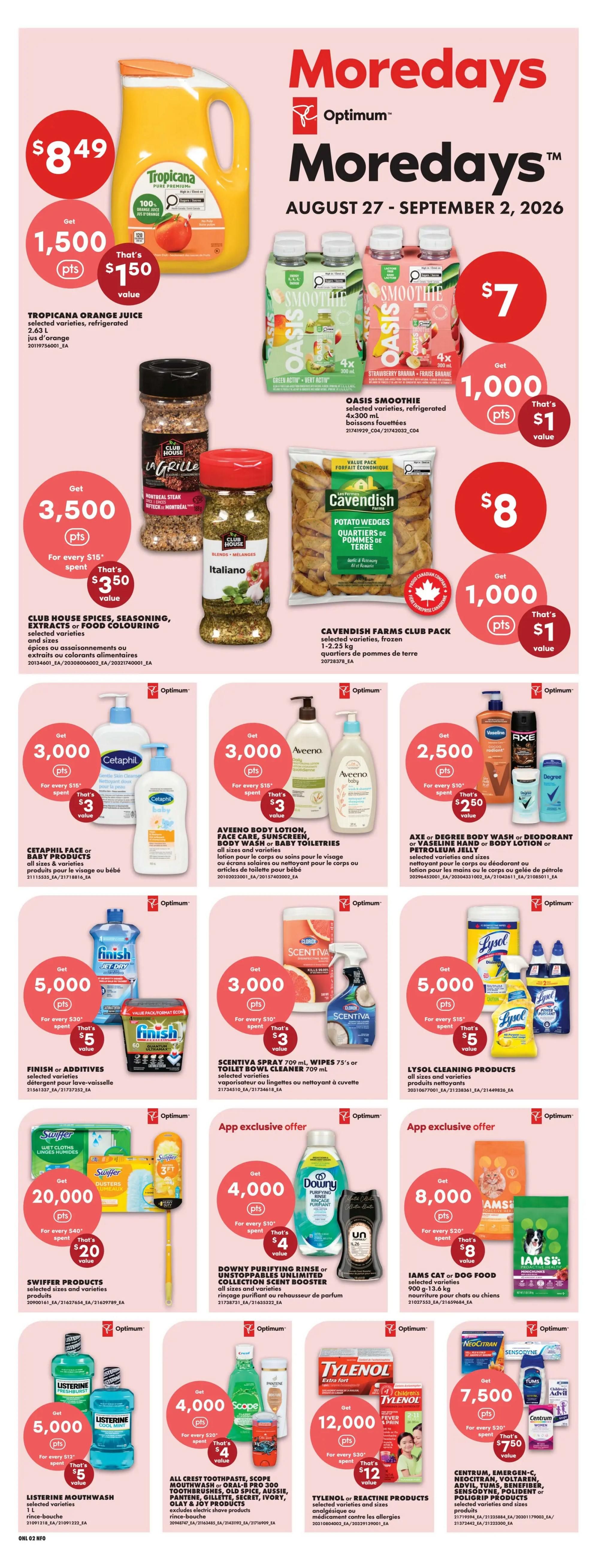 No Frills (ON) Flyer August 27 to September 2