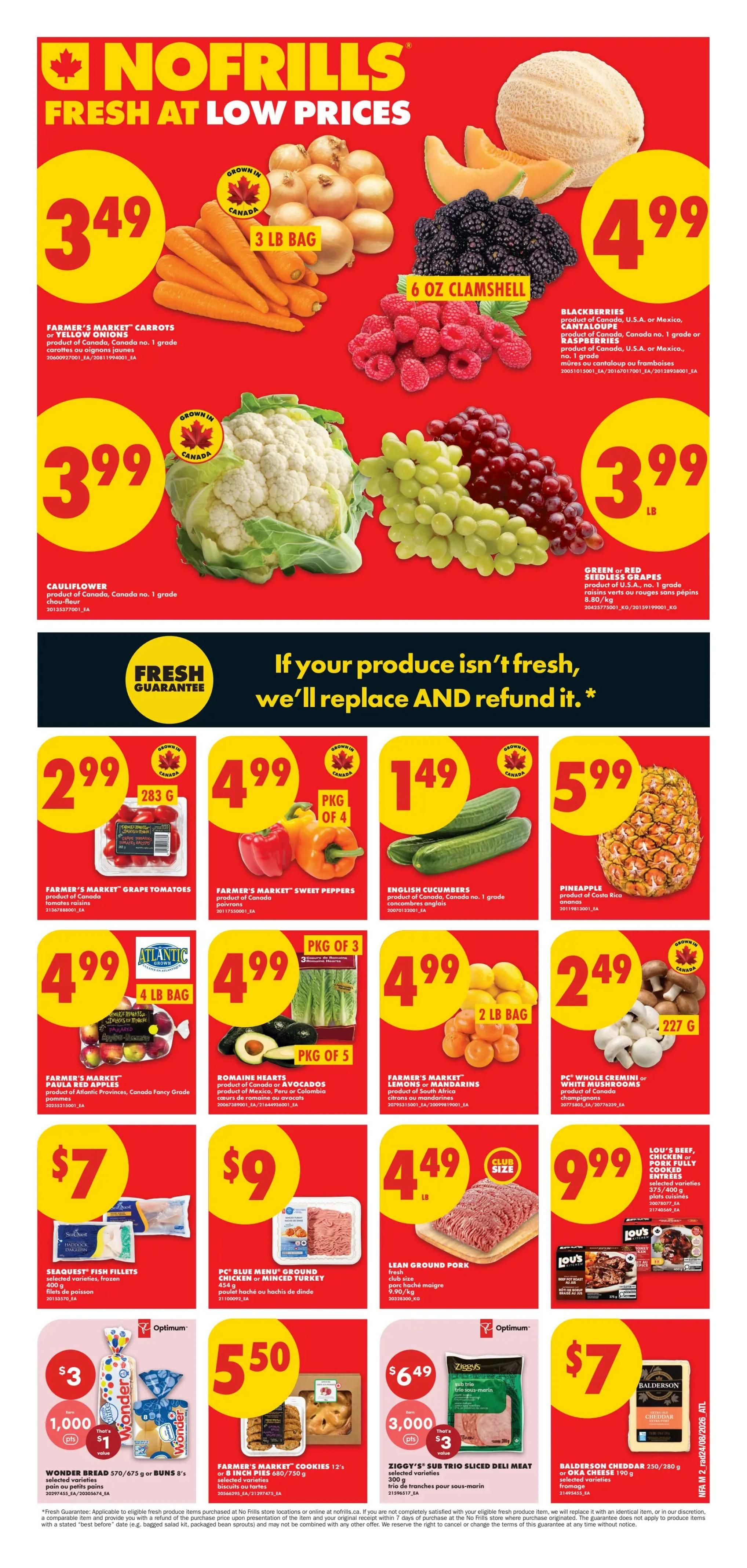 No Frills (Atlantic) Flyer August 27 to September 2