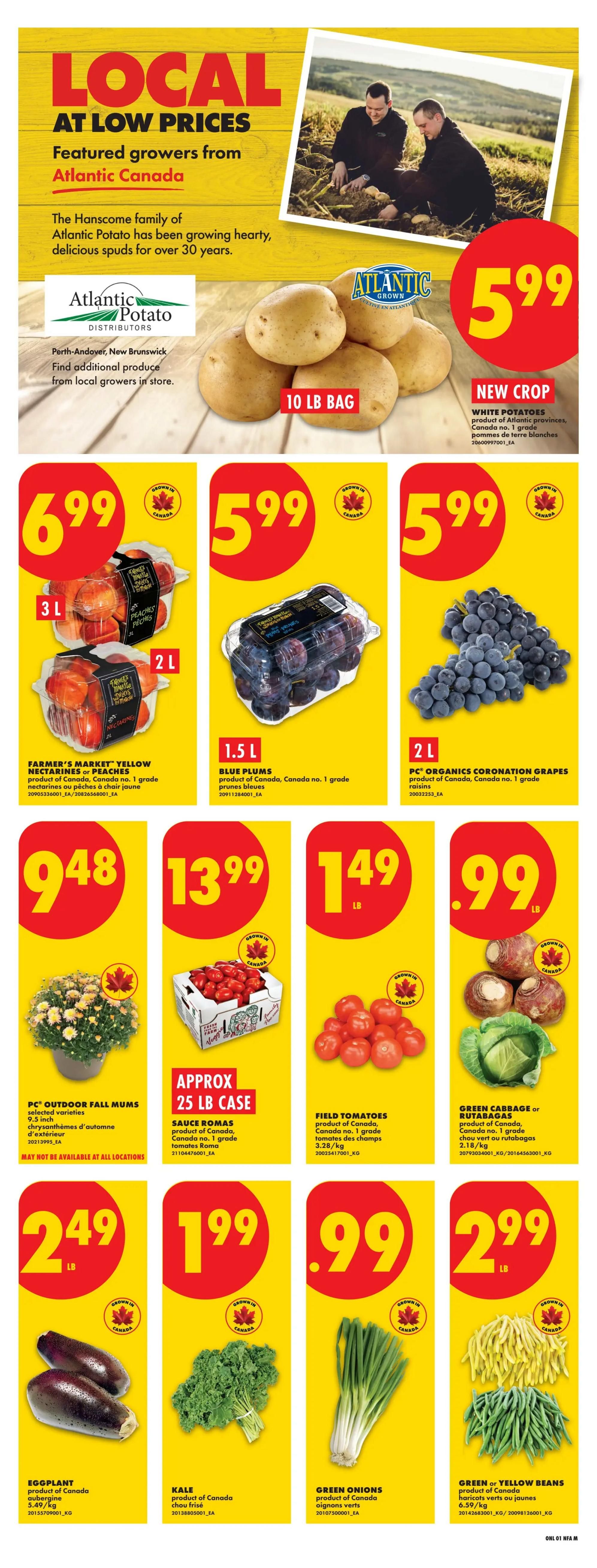 No Frills (Atlantic) Flyer August 27 to September 2