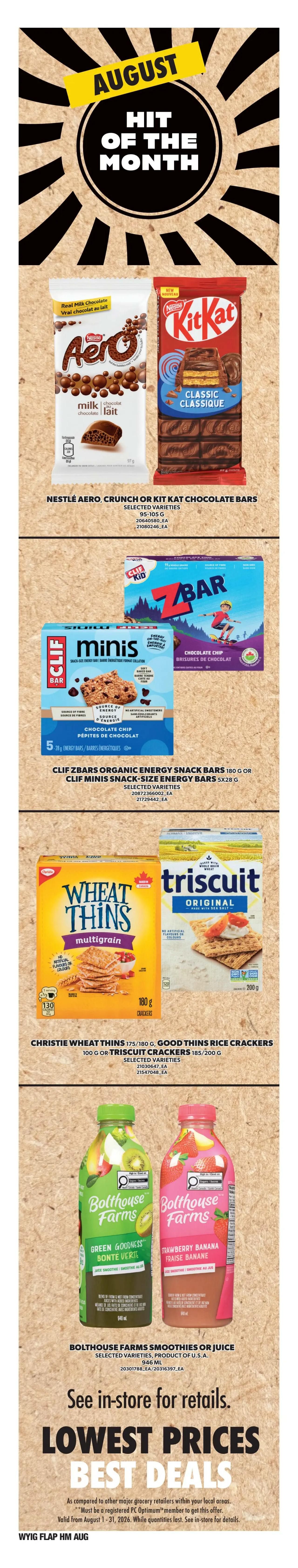Loblaws City Market (West) Flyer August 27 to September 2