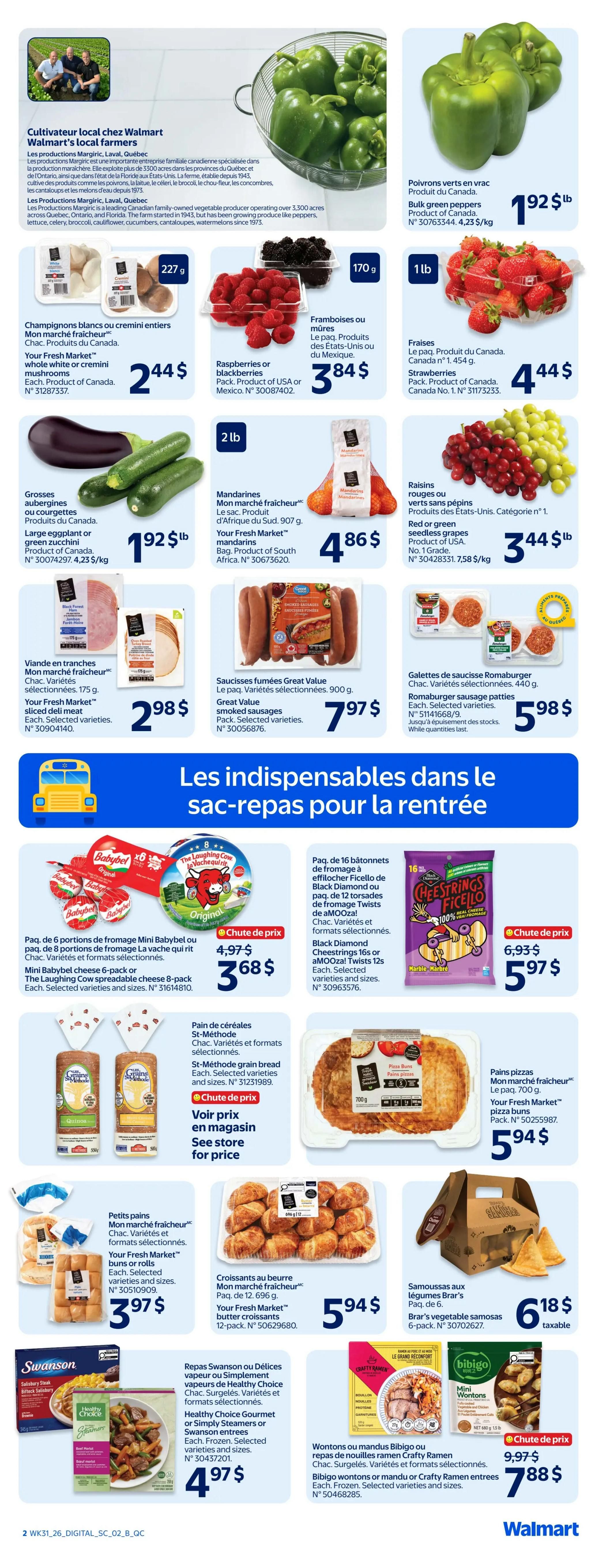 Walmart (QC) Flyer August 27 to September 2