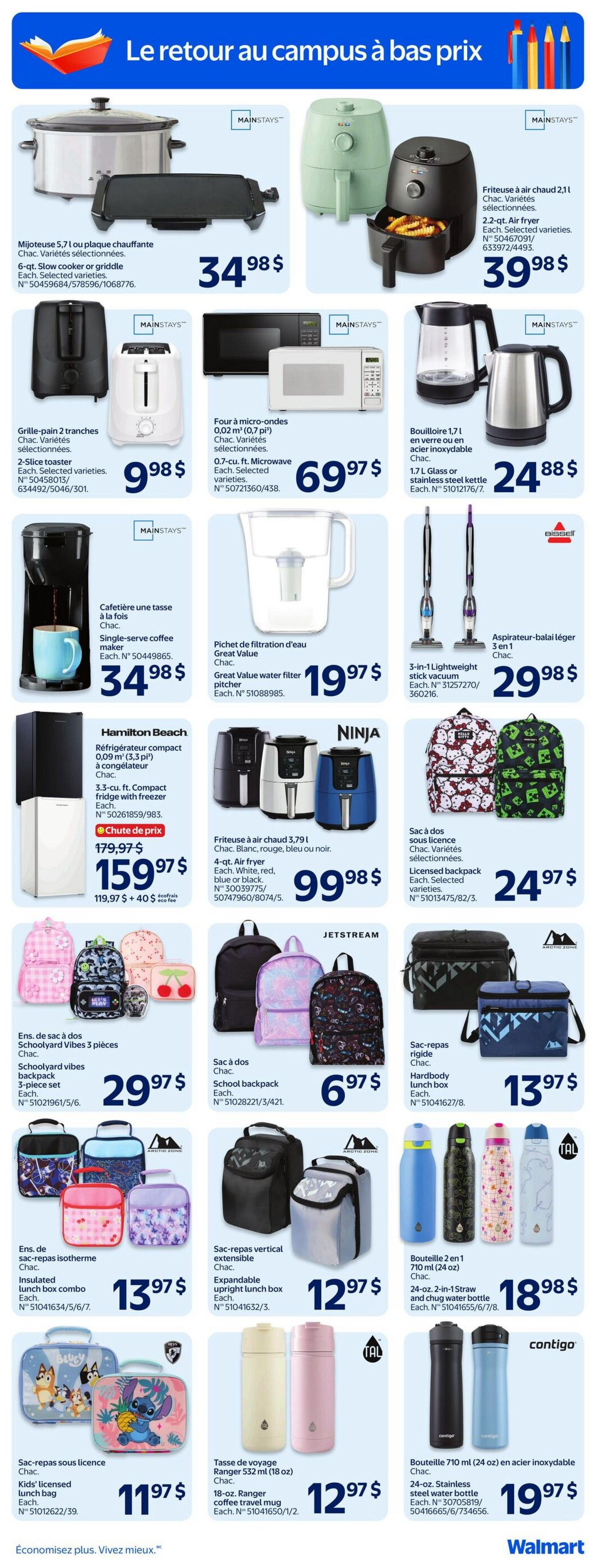 Walmart (QC) Flyer August 27 to September 2