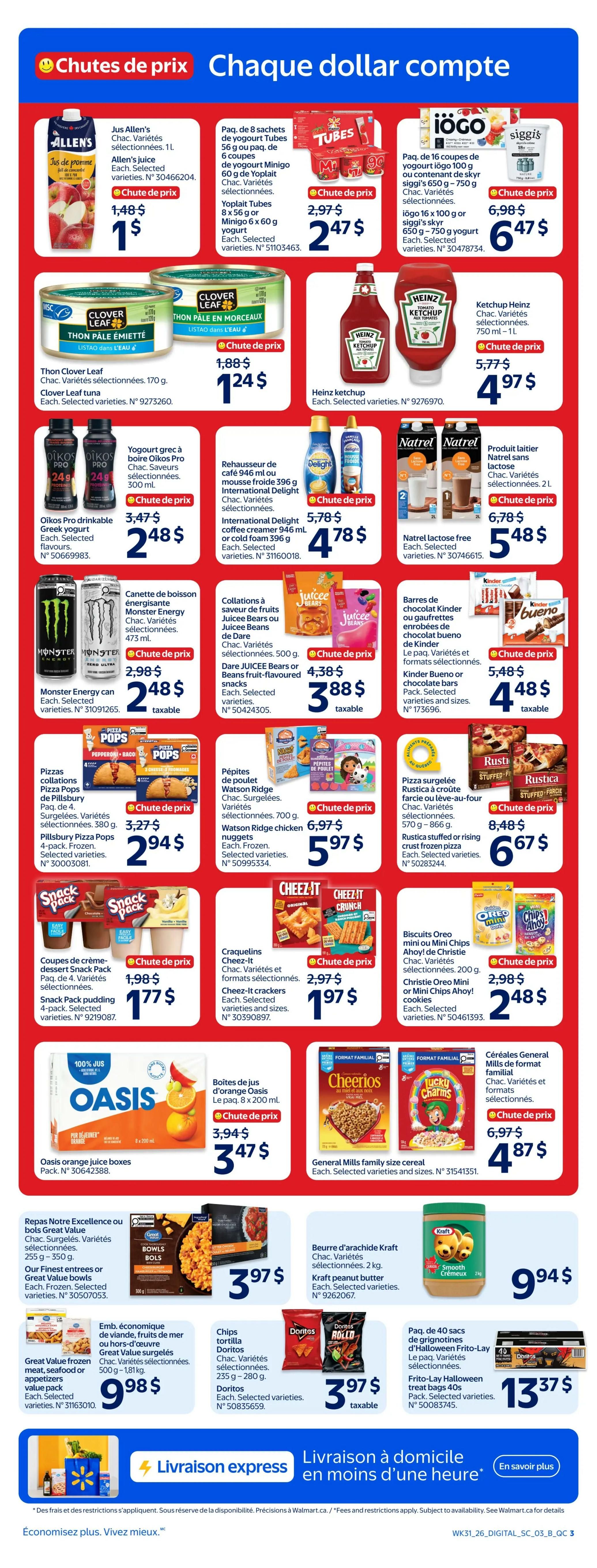Walmart (QC) Flyer August 27 to September 2