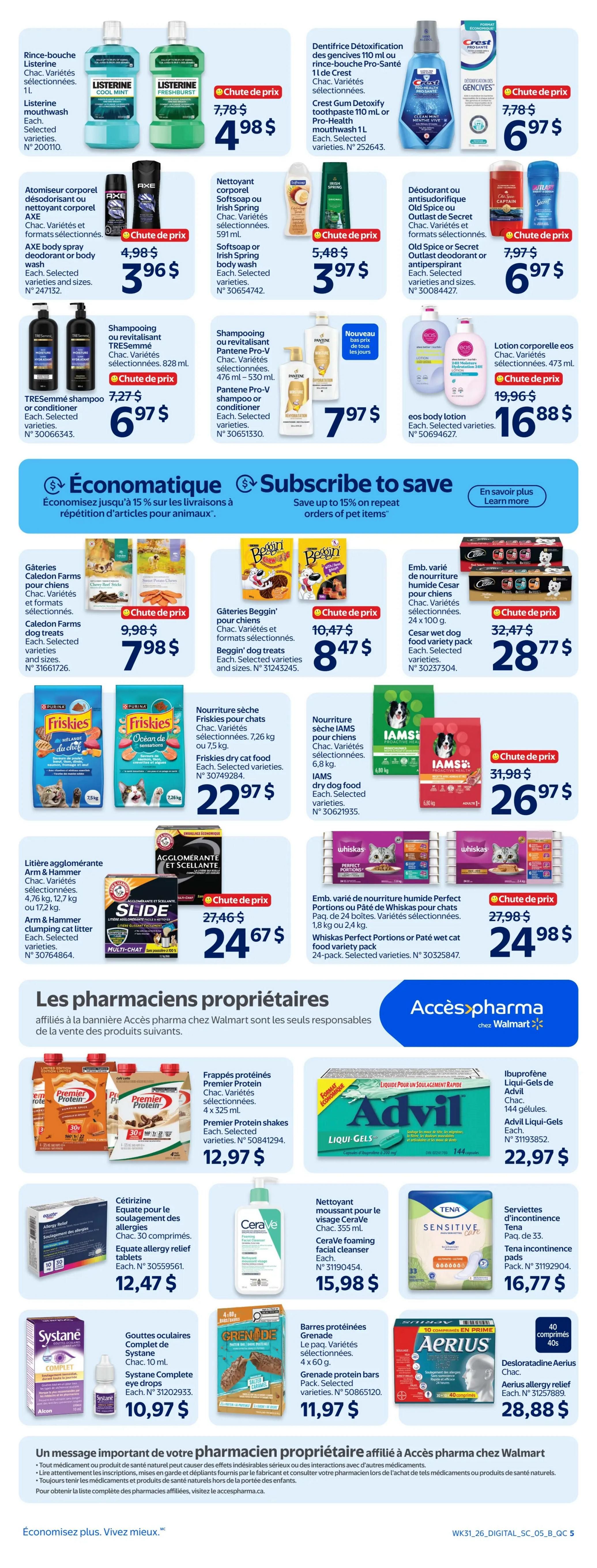 Walmart (QC) Flyer August 27 to September 2