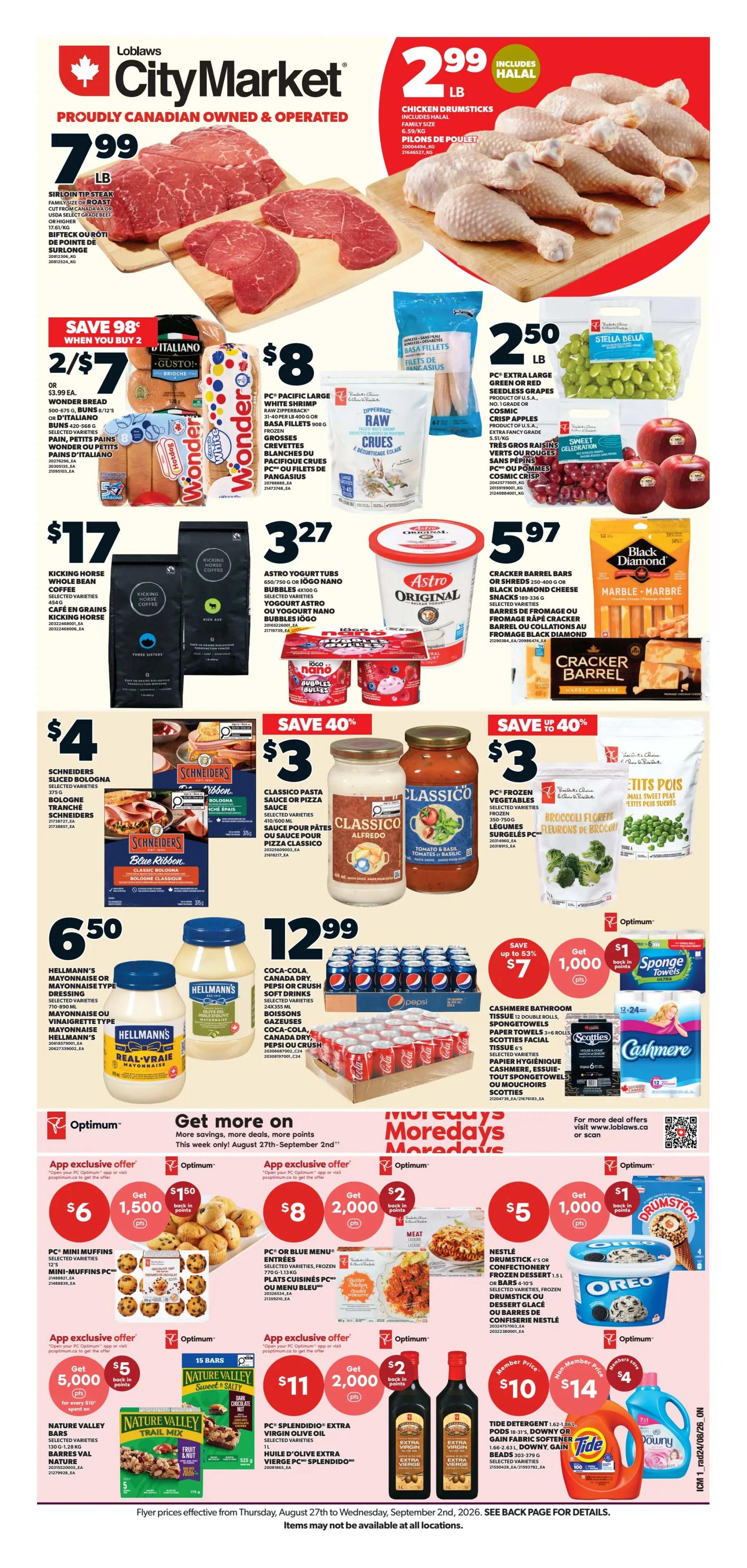 Loblaws City Market (ON) Flyer August 27 to September 2