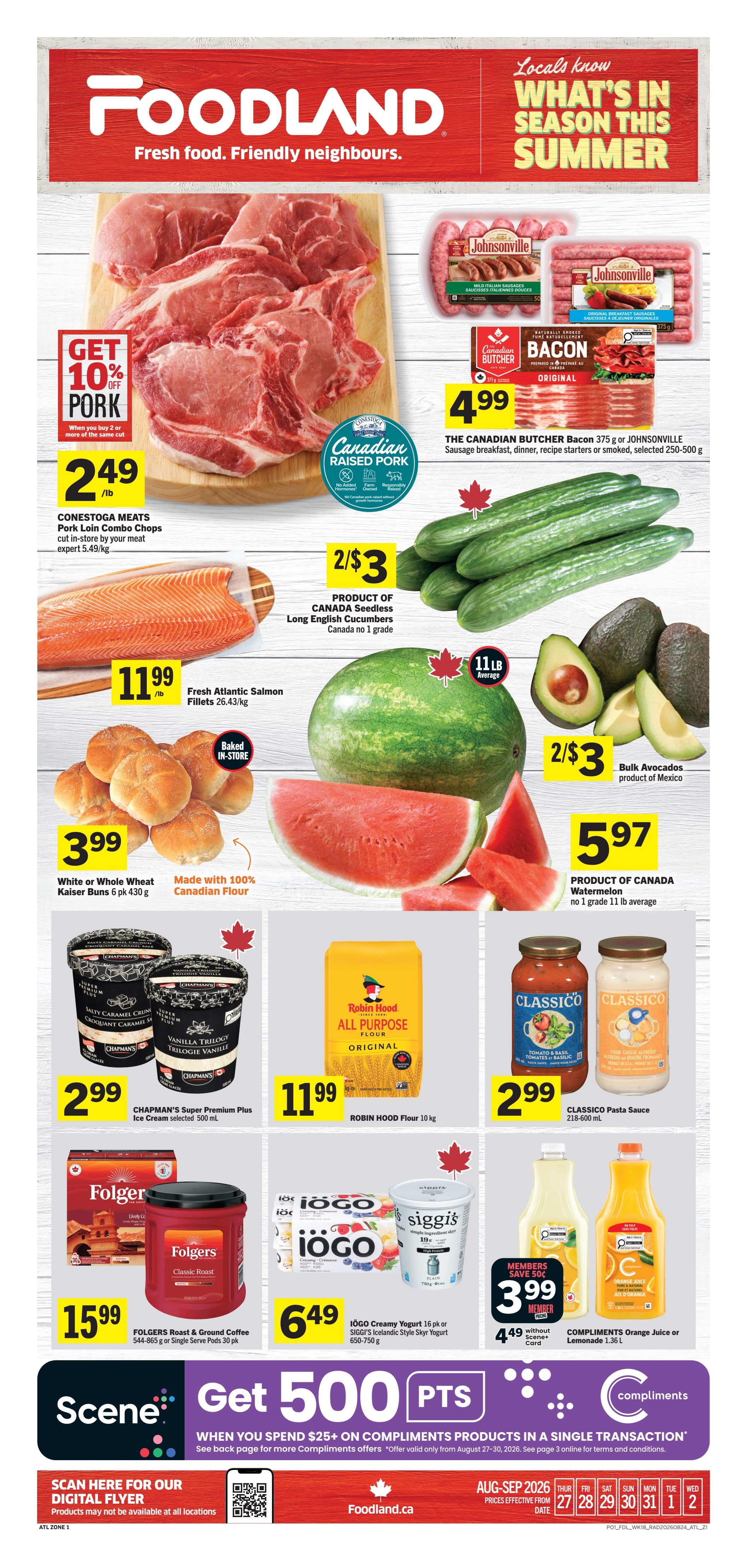 Foodland (Atlantic) Flyer August 27 to September 2