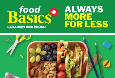 Food Basics Back To School Flyer August 27 to September 23
