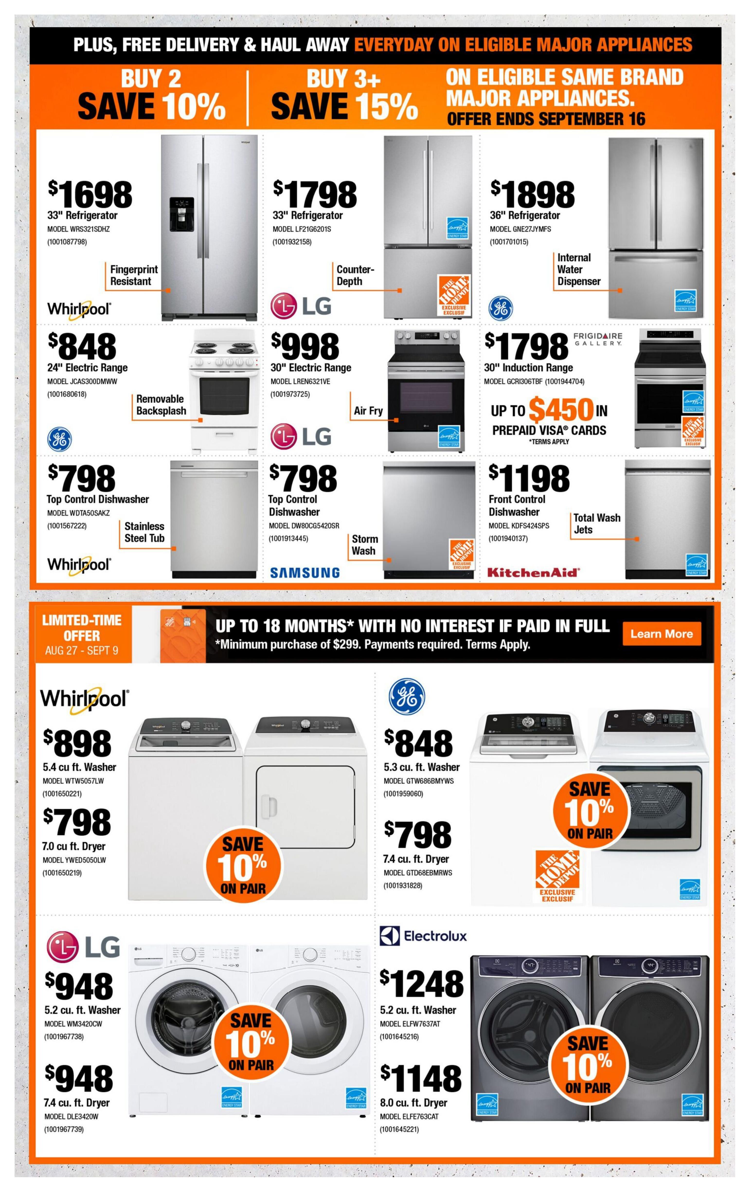 Home Depot (BC) Flyer August 27 to September 9