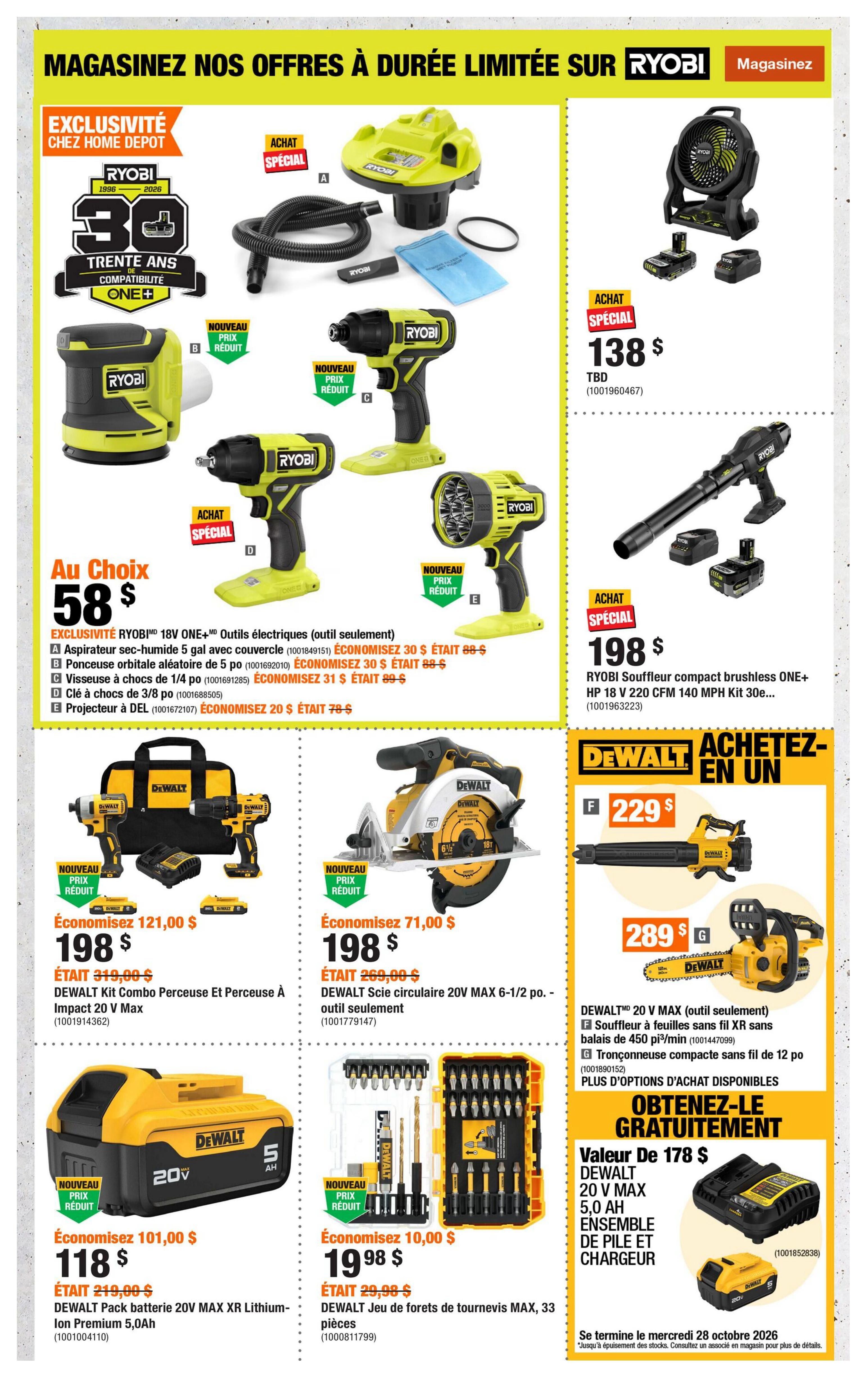 Home Depot (QC) Flyer August 27 to September 9