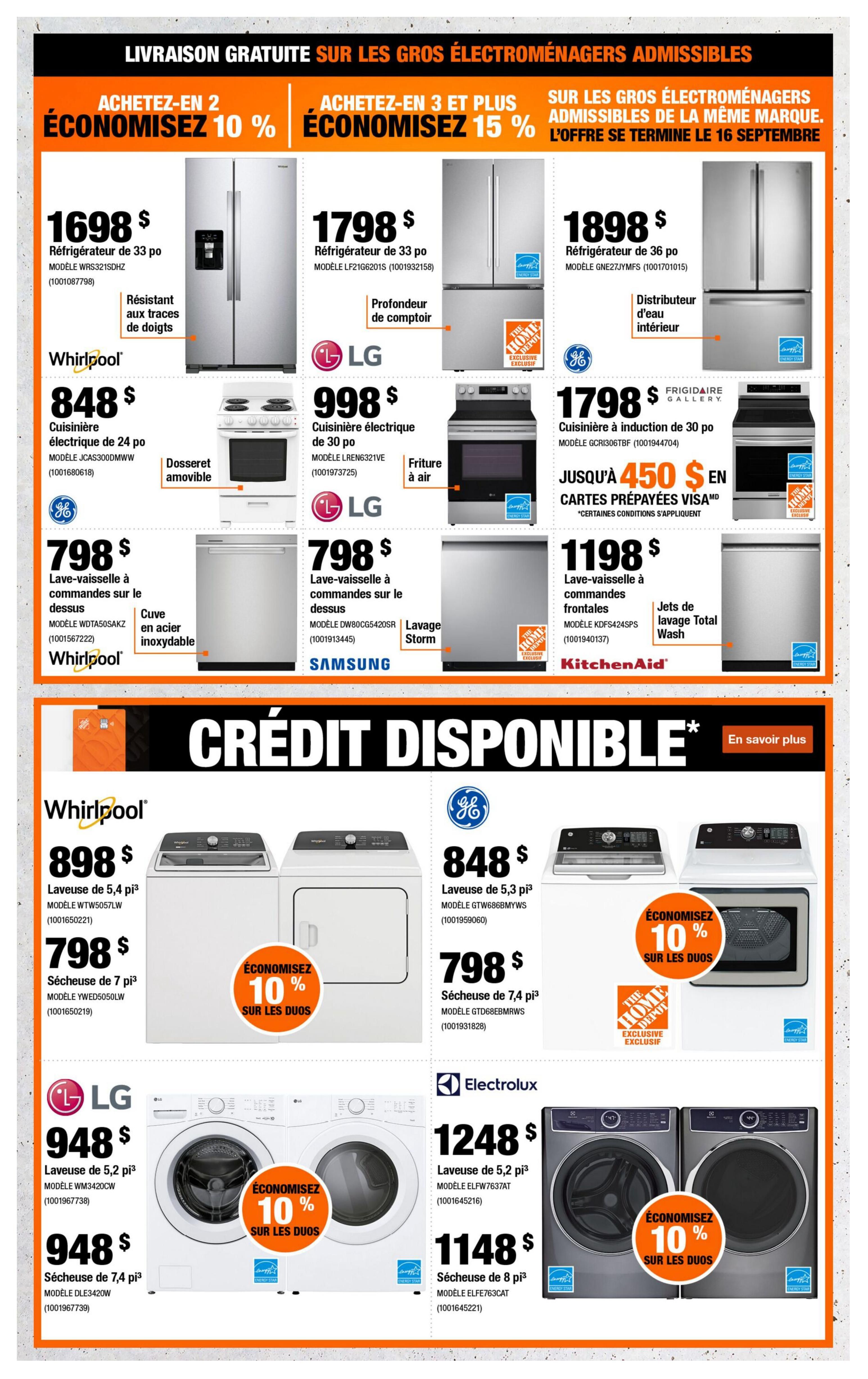 Home Depot (QC) Flyer August 27 to September 9