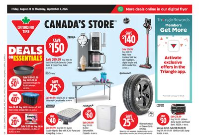 Canadian Tire (ON) Flyer August 28 to September 3