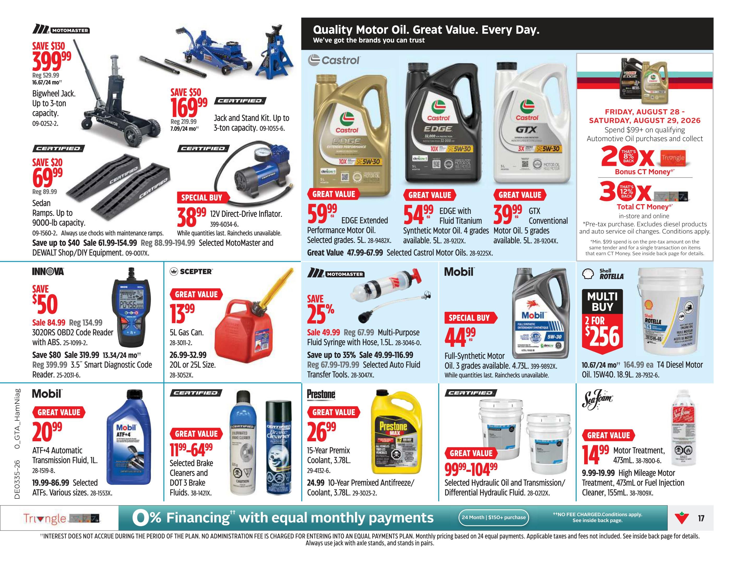 Canadian Tire (ON) Flyer August 28 to September 3