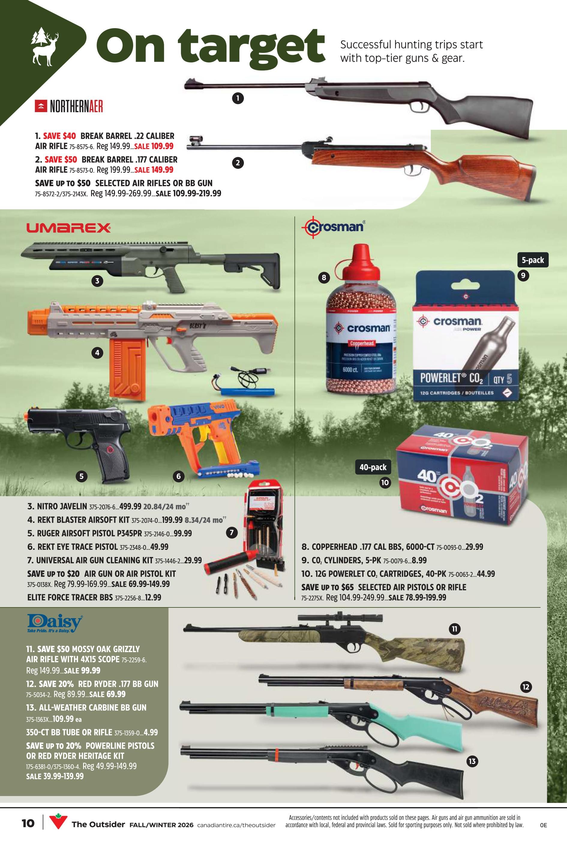 Canadian Tire The Outsider Catalogue August 28 to September 17