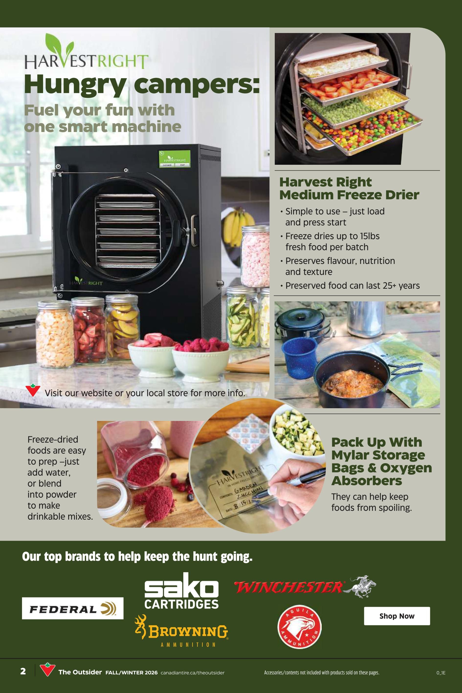Canadian Tire The Outsider Catalogue August 28 to September 17