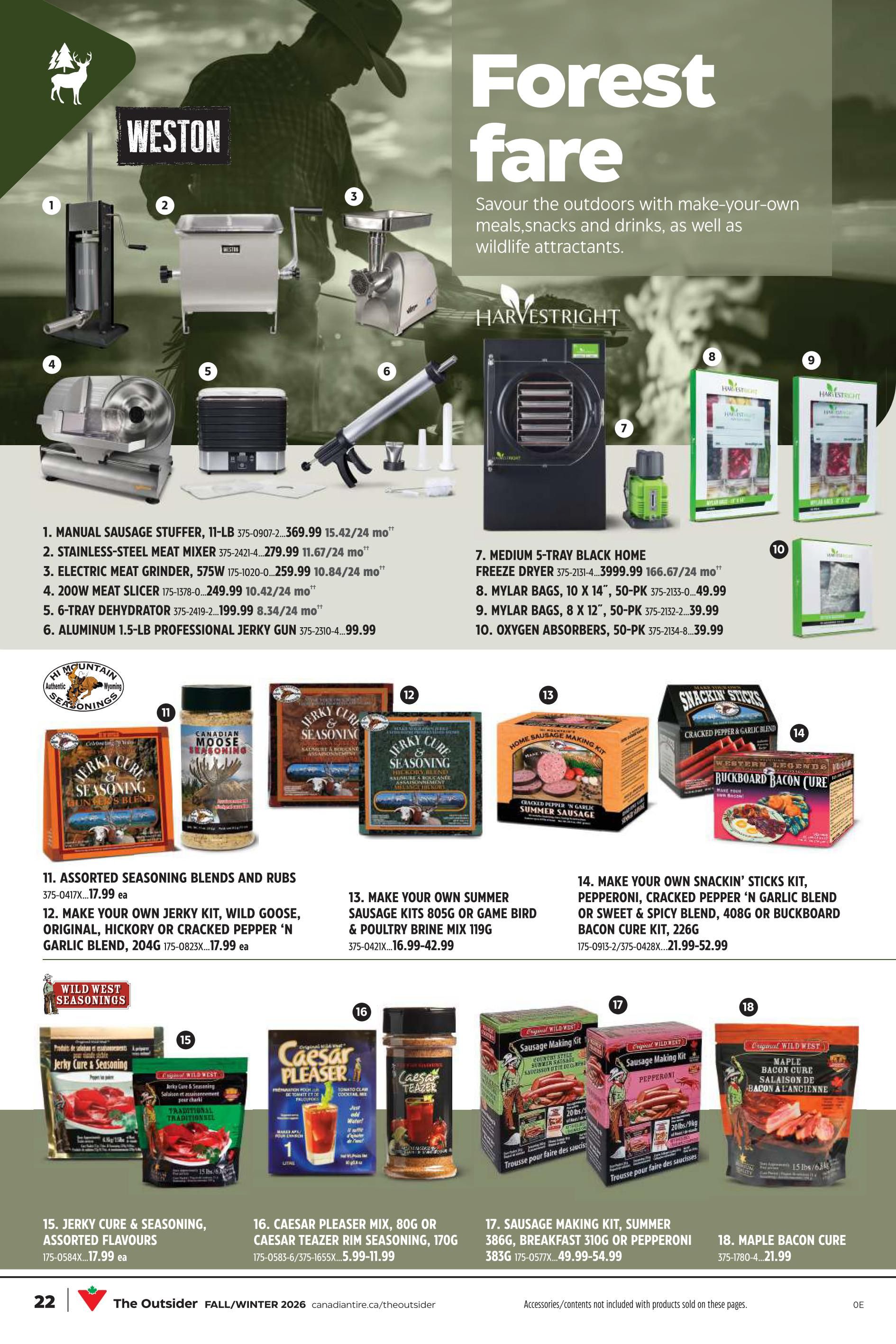 Canadian Tire The Outsider Catalogue August 28 to September 17