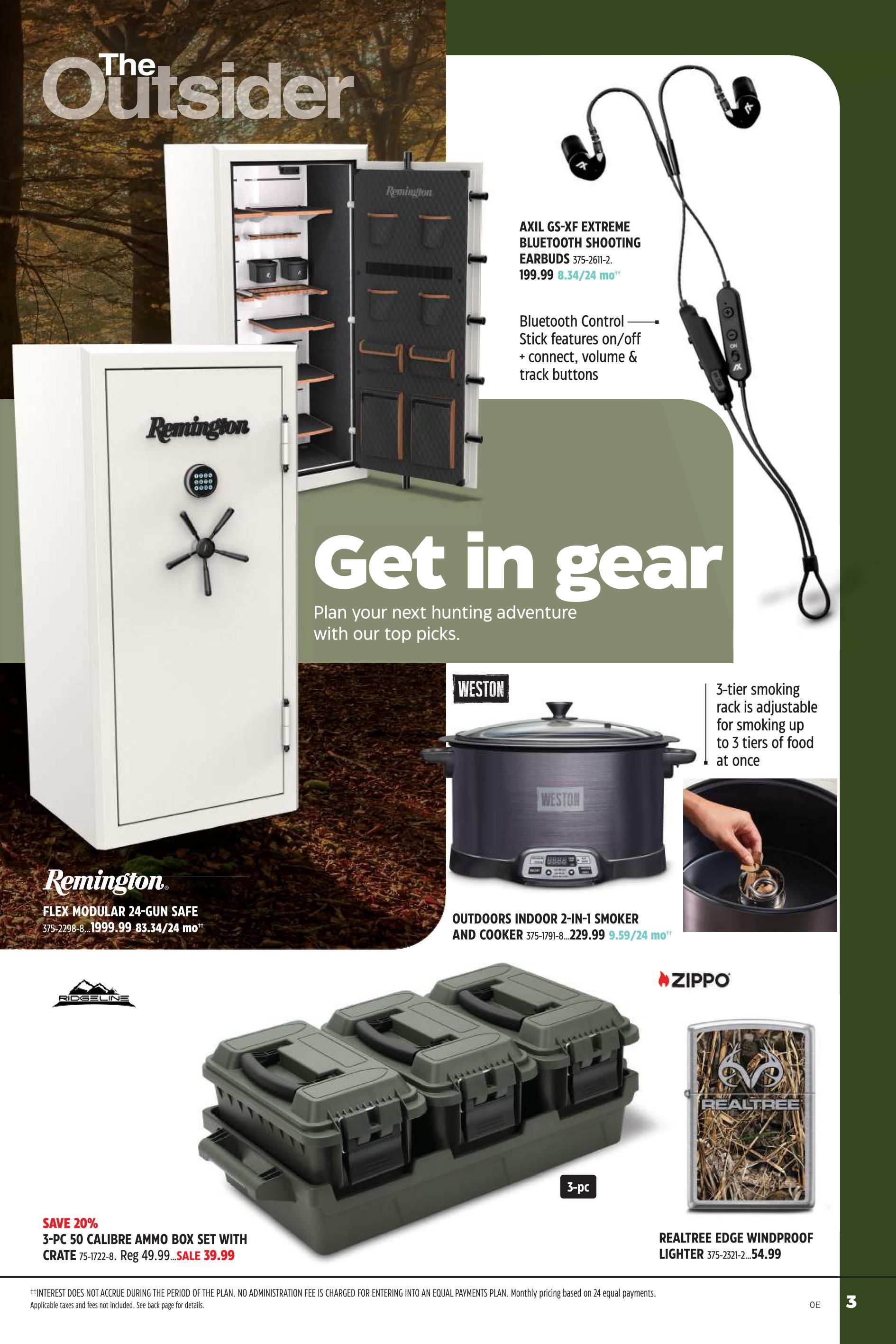 Canadian Tire The Outsider Catalogue August 28 to September 17