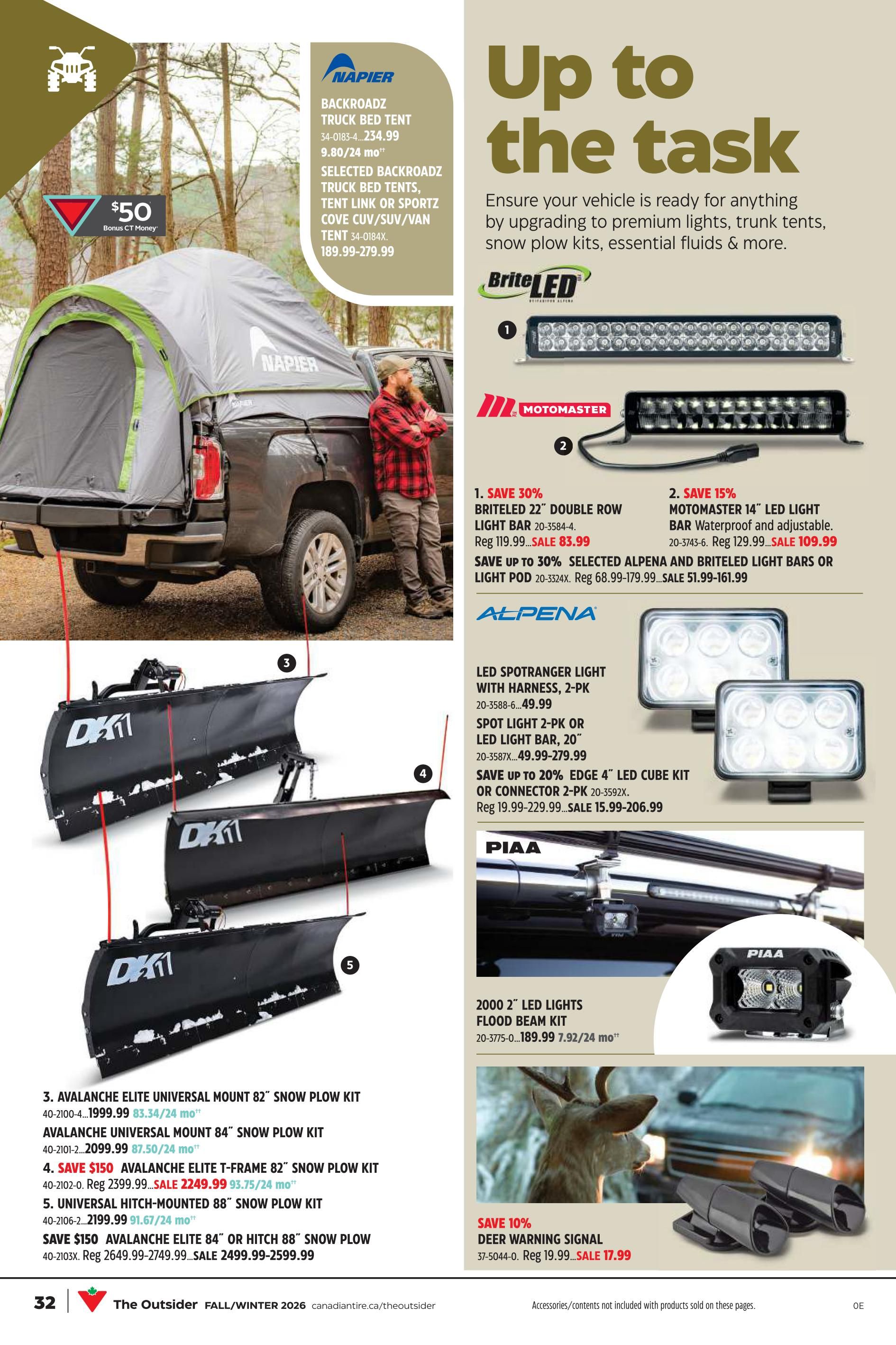 Canadian Tire The Outsider Catalogue August 28 to September 17