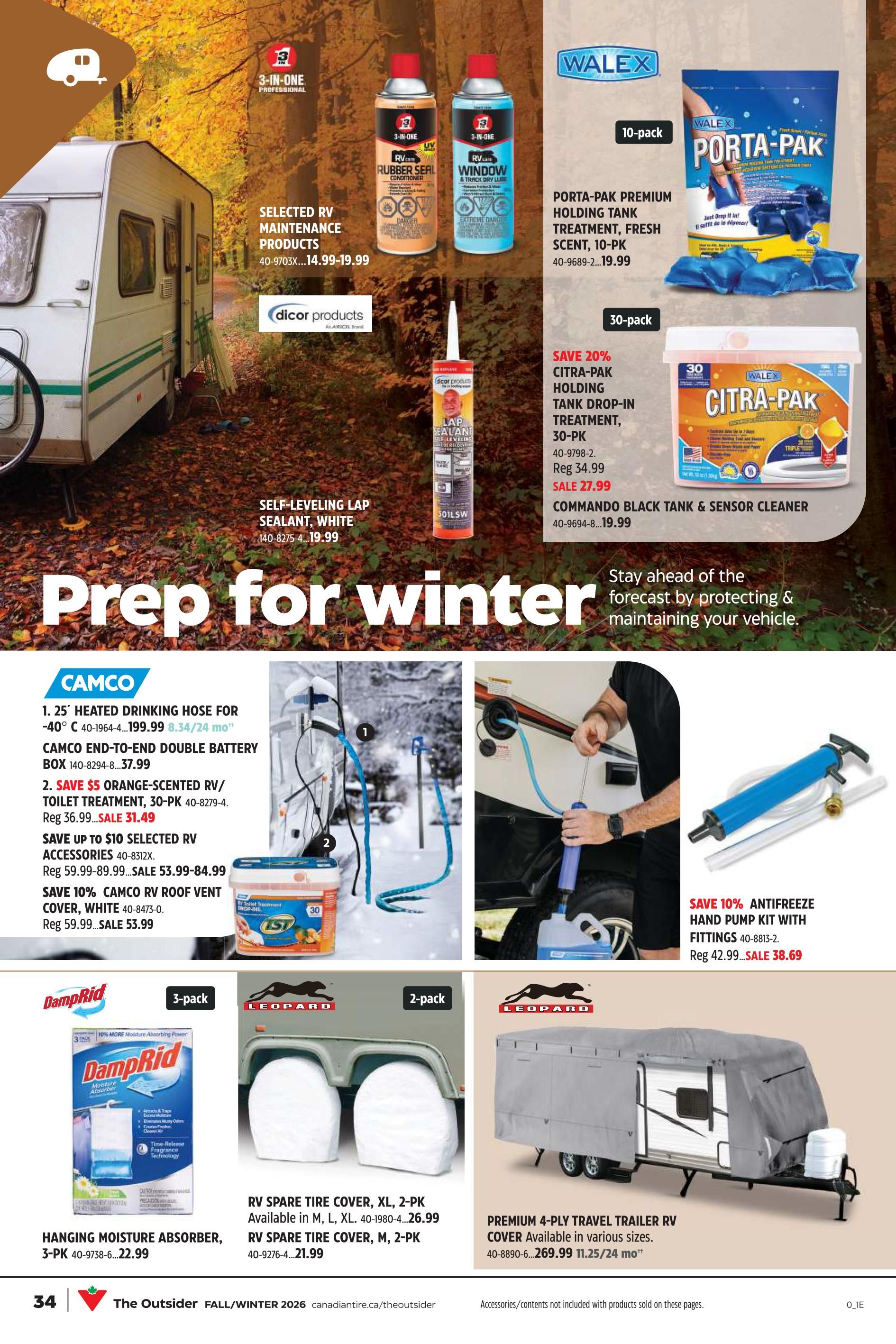 Canadian Tire The Outsider Catalogue August 28 to September 17