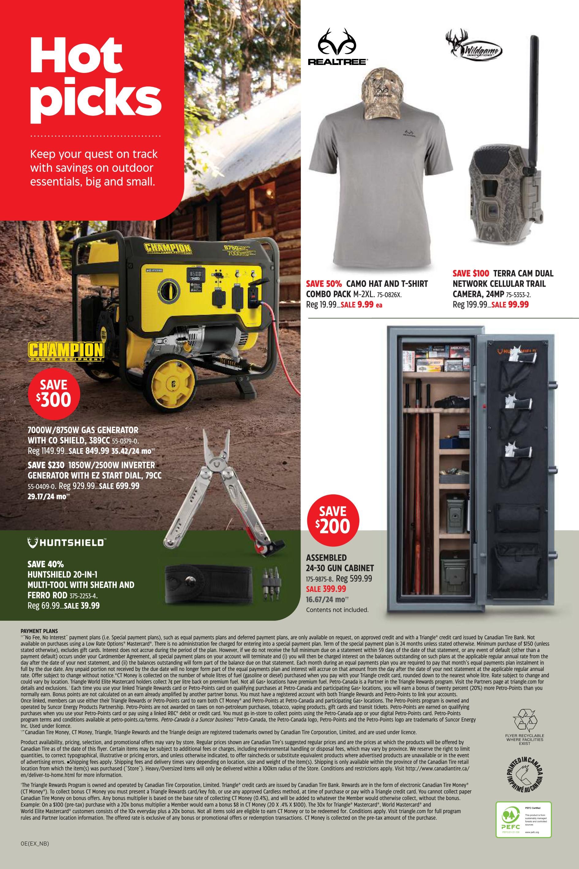 Canadian Tire The Outsider Catalogue August 28 to September 17
