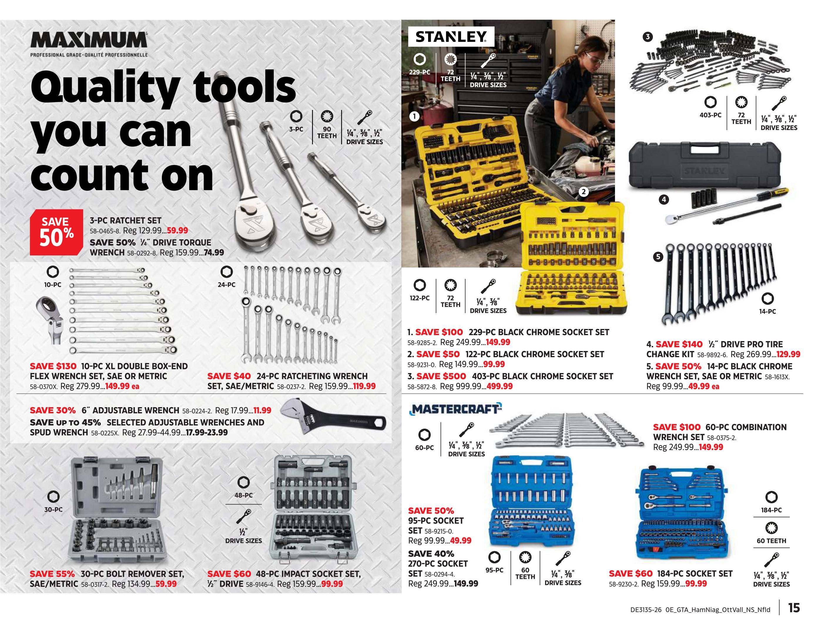 Canadian Tire The Ultimate Tool Guide August 28 to September 17