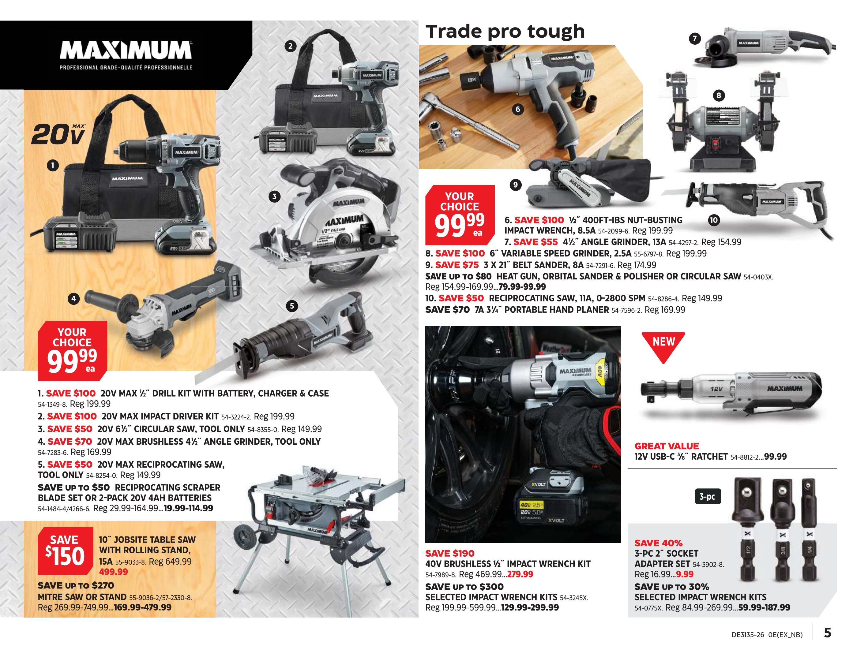 Canadian Tire The Ultimate Tool Guide August 28 to September 17