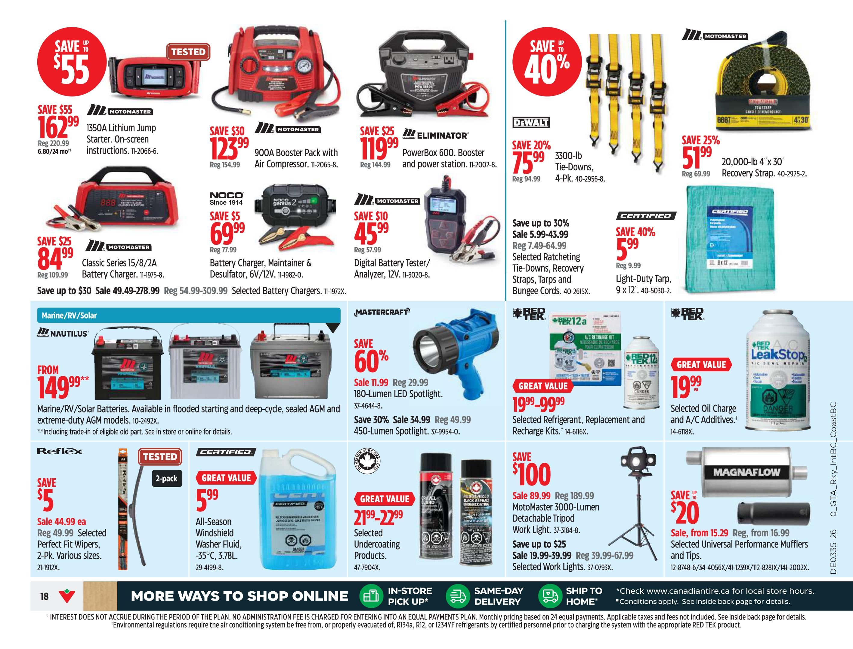 Canadian Tire (West) Flyer August 28 to September 3