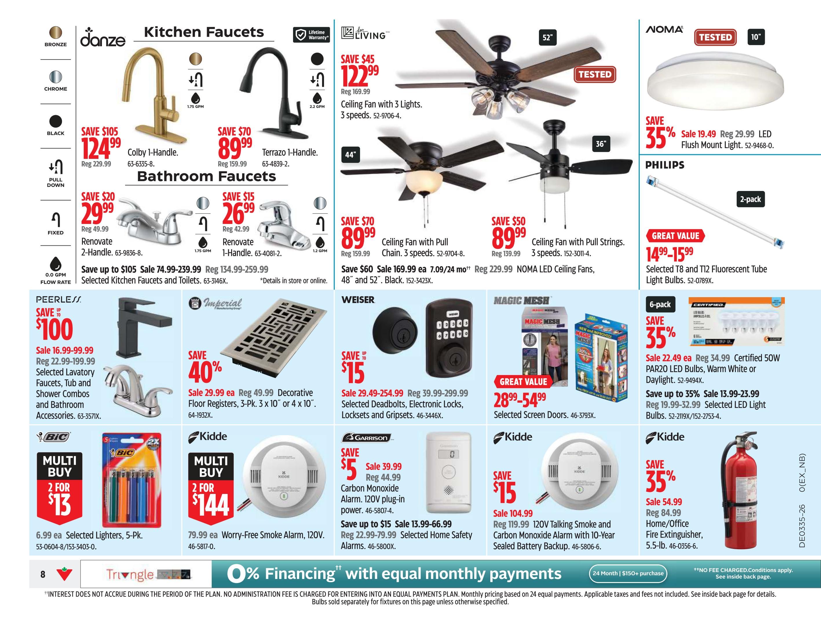 Canadian Tire (West) Flyer August 28 to September 3