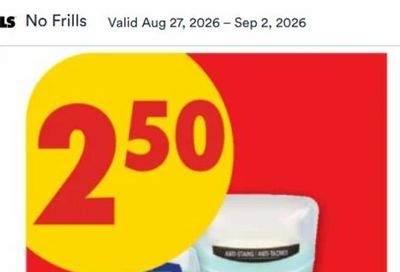 No Frills: Degree Deodorant $2.50 48 - 85g (reg. $4.99) + 2,500 WUS10 + also $1.50 coupon available (Aug. 27 - Sept. 2)