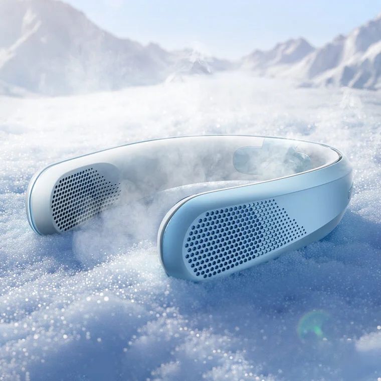65%OFF Portable Neck Fan With 3-Second Ice Blast Rechargeable,$14.88(was $47.99)