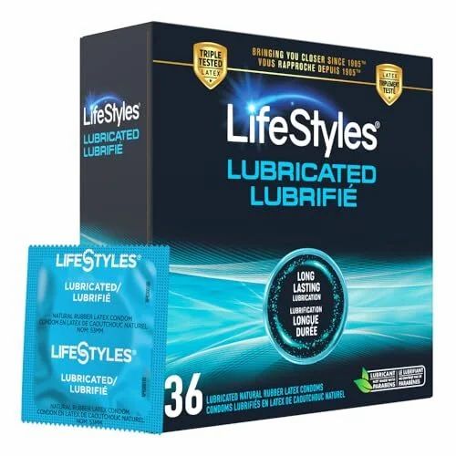 Amazon.ca: LifeStyles Lubricated Condoms - 36 Count - Lubricated Natural Rubber Latex Condoms $7.15 (reg. $17.98) Amazon.ca: LifeStyles Lubricated Condoms - 36 Count - Lubricated Natural Rubber Latex Condoms $7.15 (reg. $17.98)