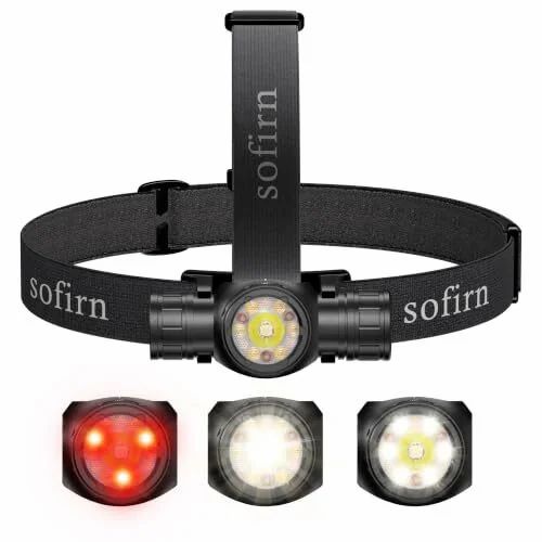 Amazon.ca: Sofirn HS21 2200 Lumen Rechargeable LED Headlamp w/ Red Light - $49.79 (Was $82.99)