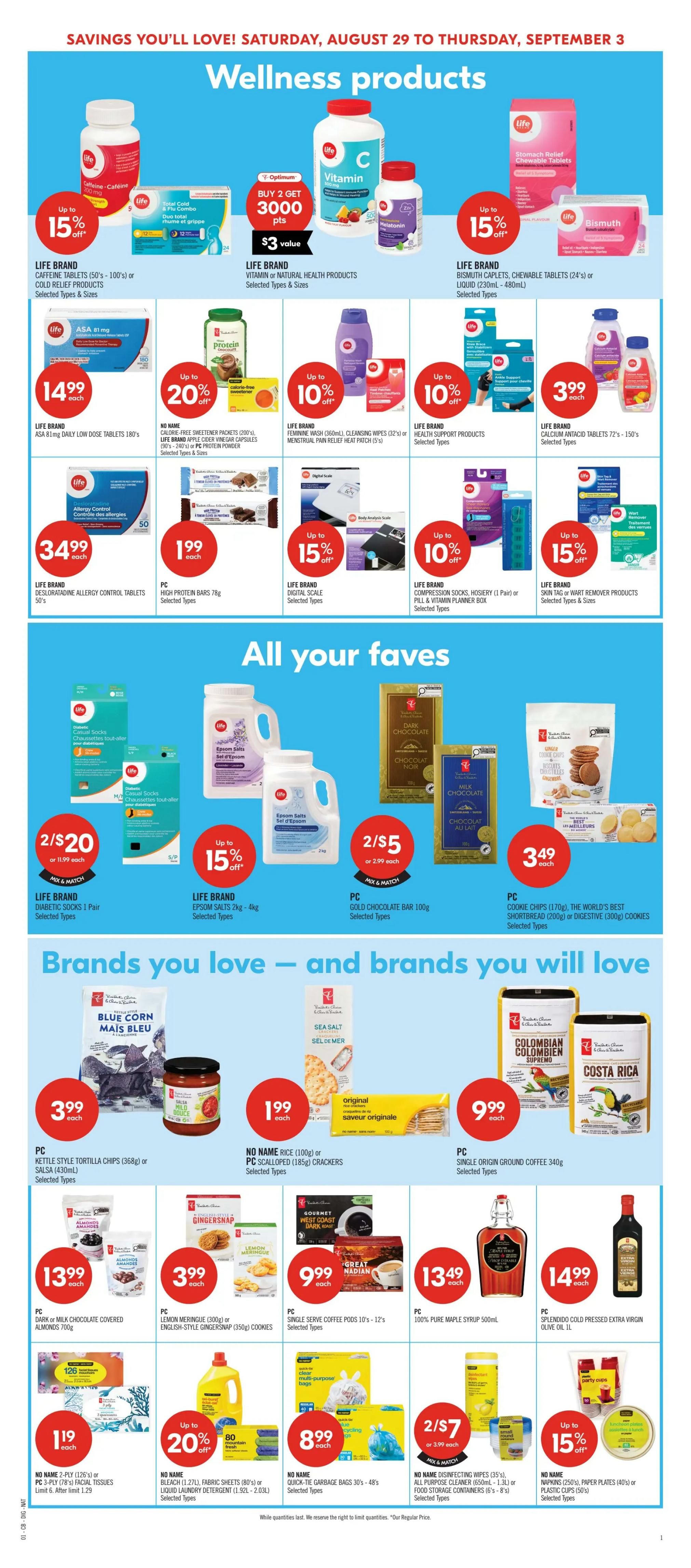 Shoppers Drug Mart (Atlantic) Flyer August 29 to September 3