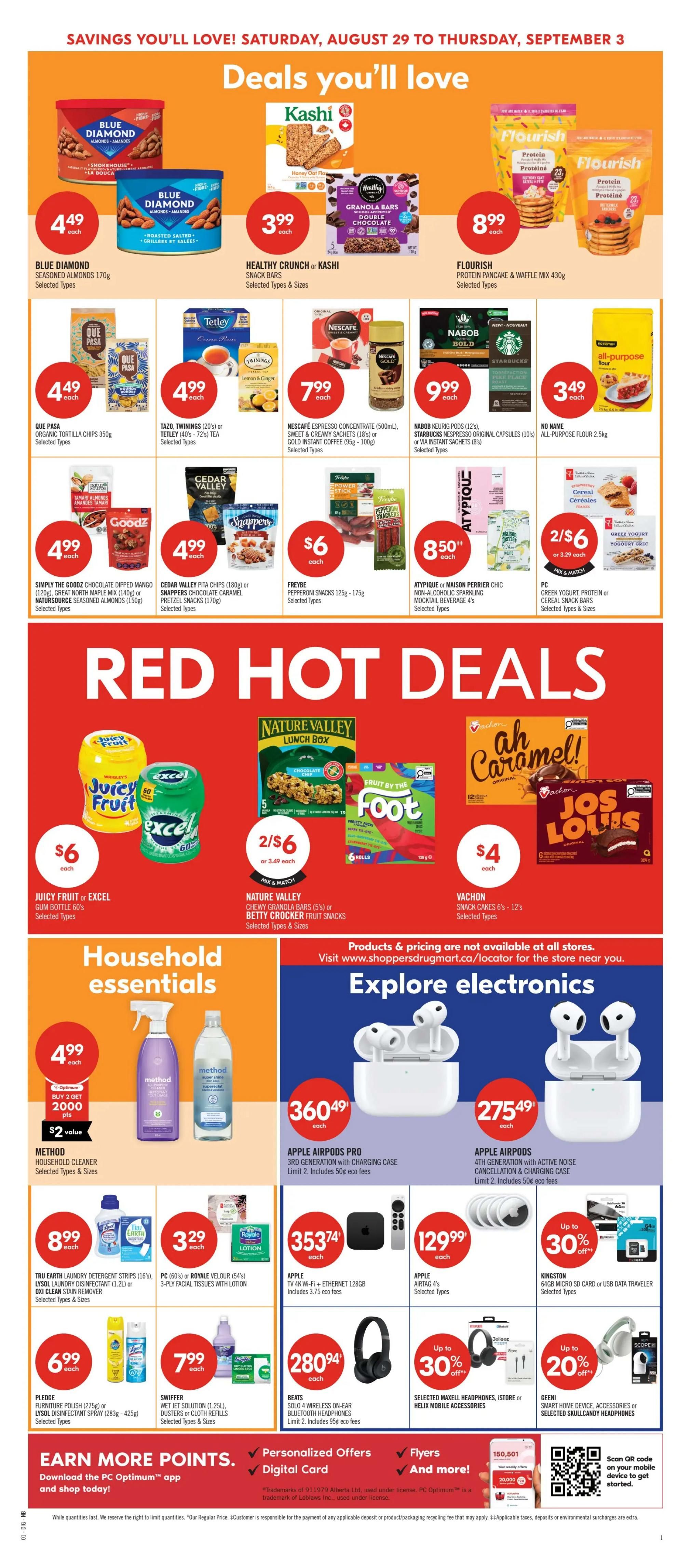 Shoppers Drug Mart (Atlantic) Flyer August 29 to September 3