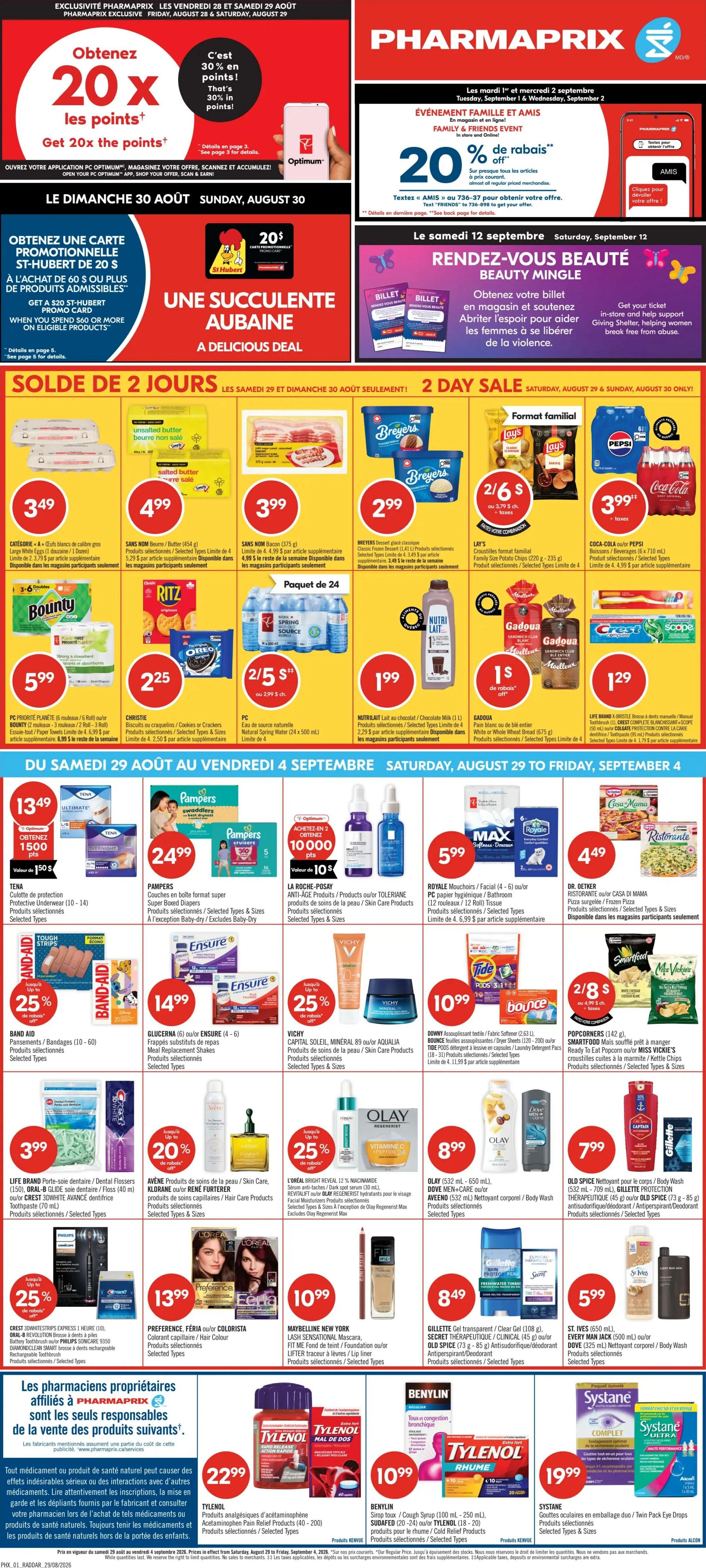 Pharmaprix Flyer August 29 to September 3
