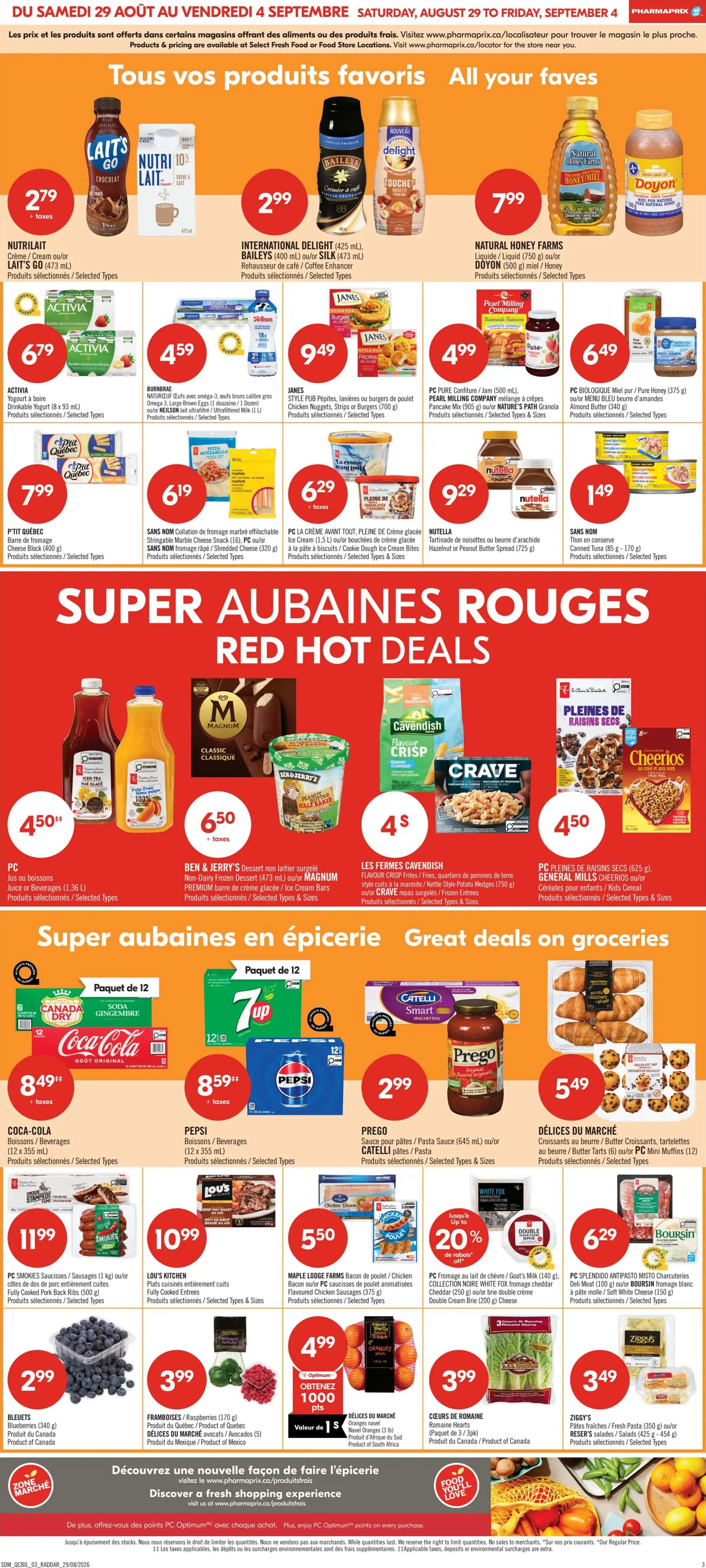 Pharmaprix Flyer August 29 to September 3