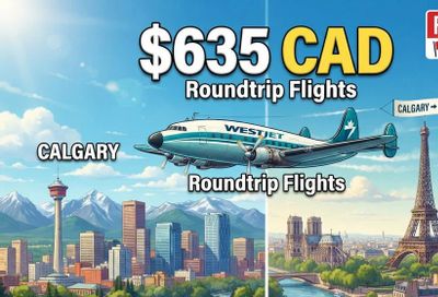 WestJet: Calgary (YYC) to Paris (CDG) Direct Return - $635 CAD (Oct / Nov Dates)